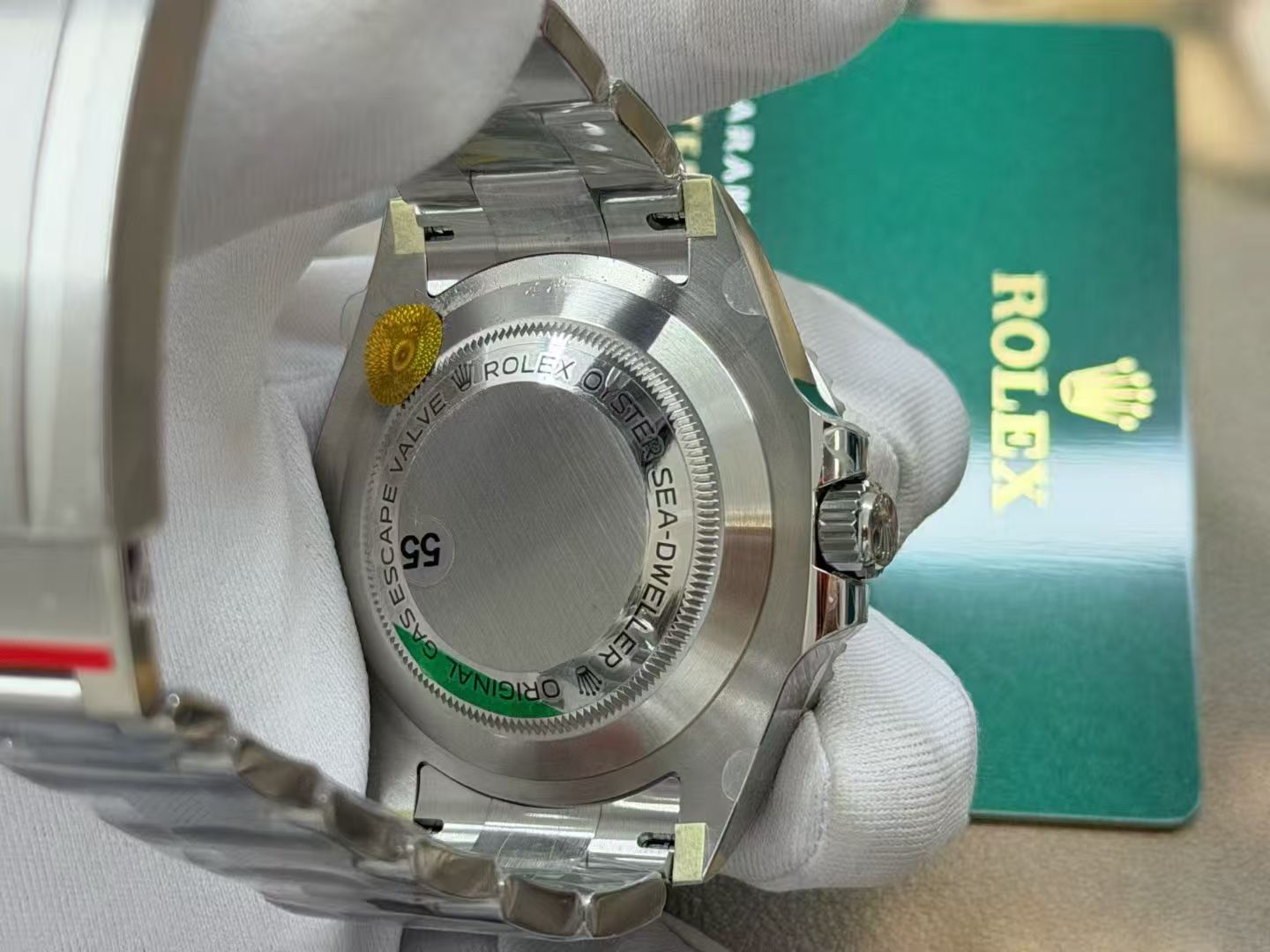 (image for) VSF Rolex Sea-Dweller 126600 Single Red 43mm Black Dial Free-Sprung 3235 Movement
