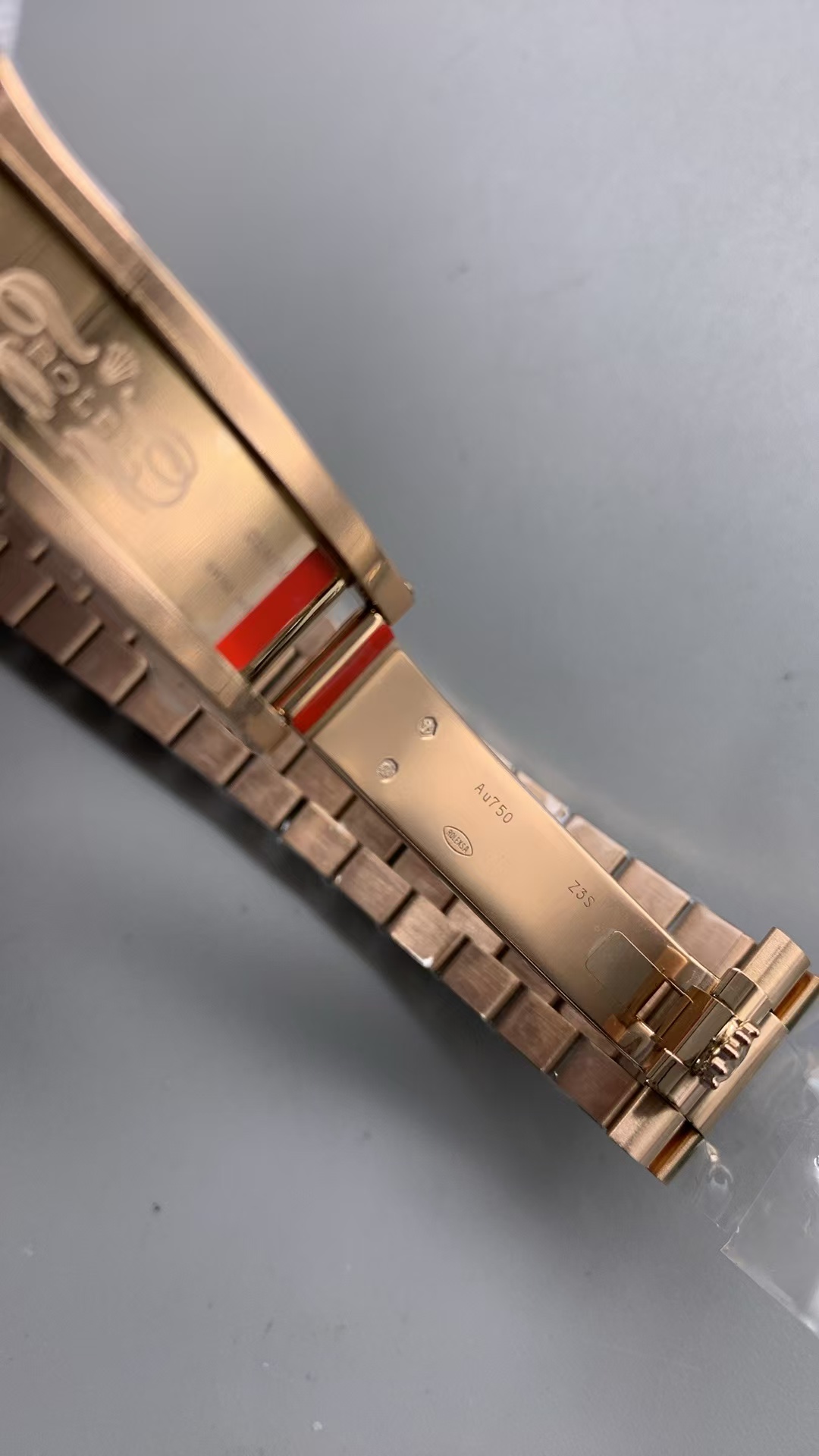 (image for) RCF Rolex Day-Date Rose Gold Ombre Black Dial Super Clone 3255 Movement