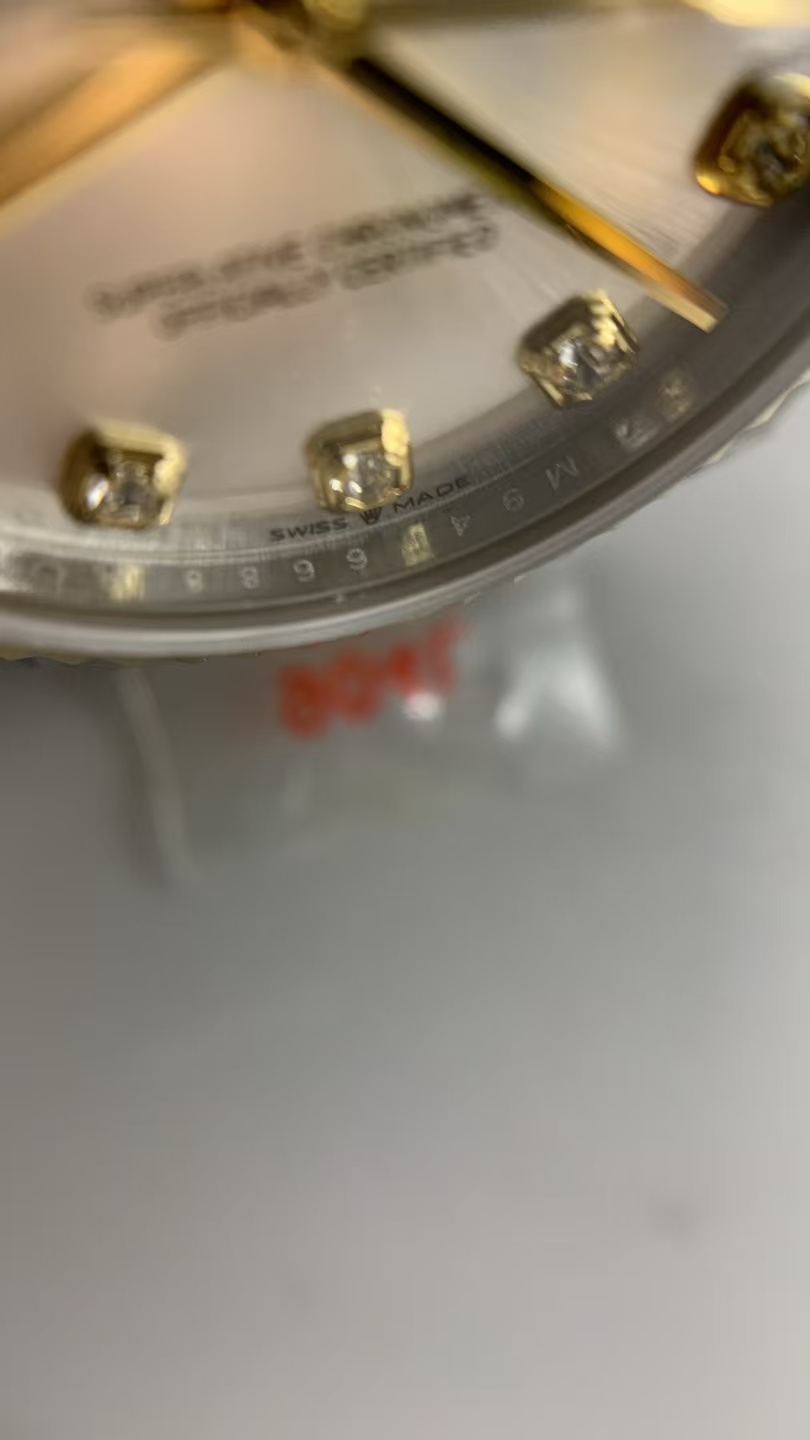 (image for) GSF Rolex Datejust 31mm Two Tone Silver Diamond Dial Clone 2236 Automatic Movement