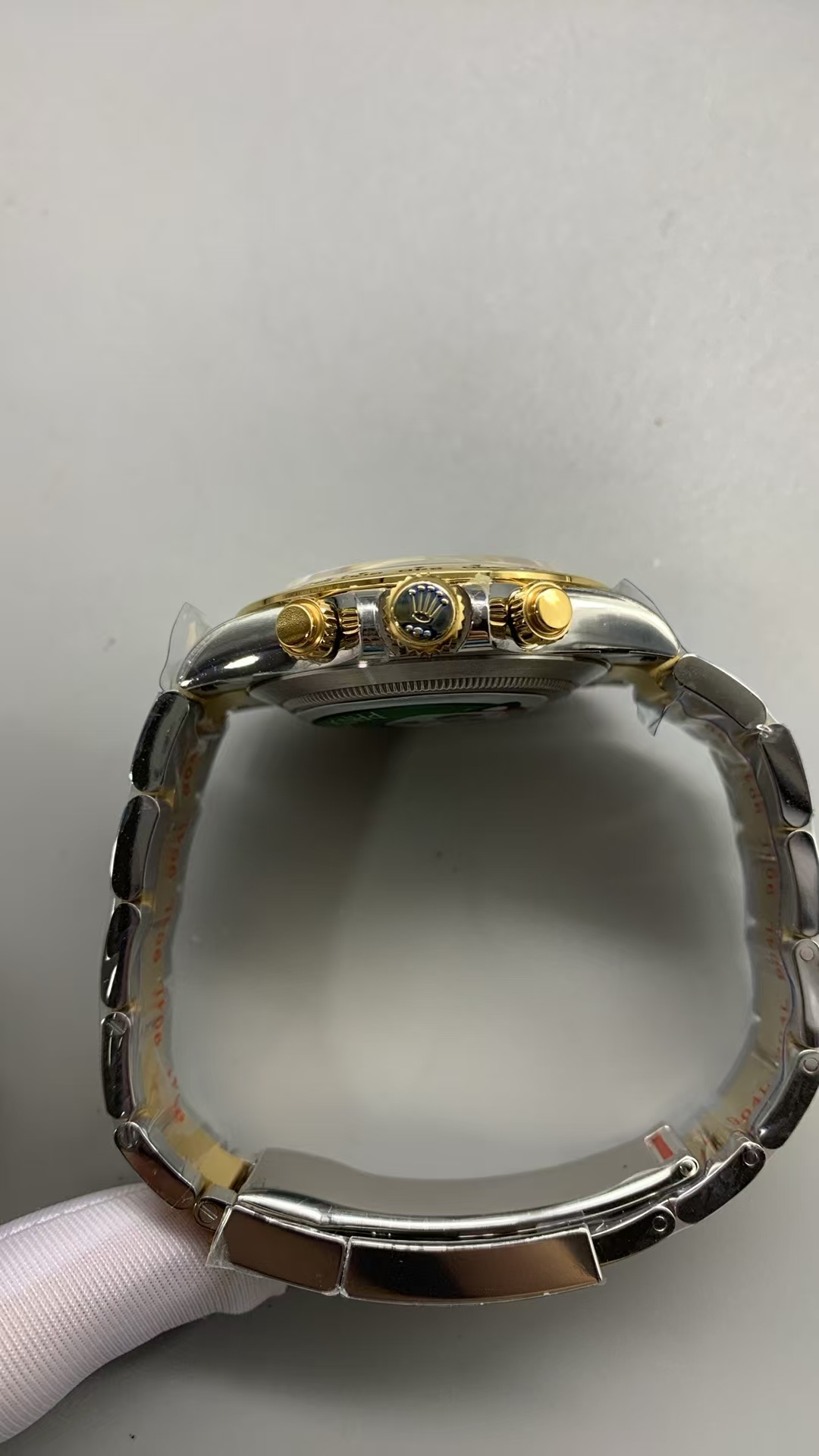 (image for) BTF Rolex Daytona Two Tone Yellow Gold Black Dial with Super Clone 4130 Movement