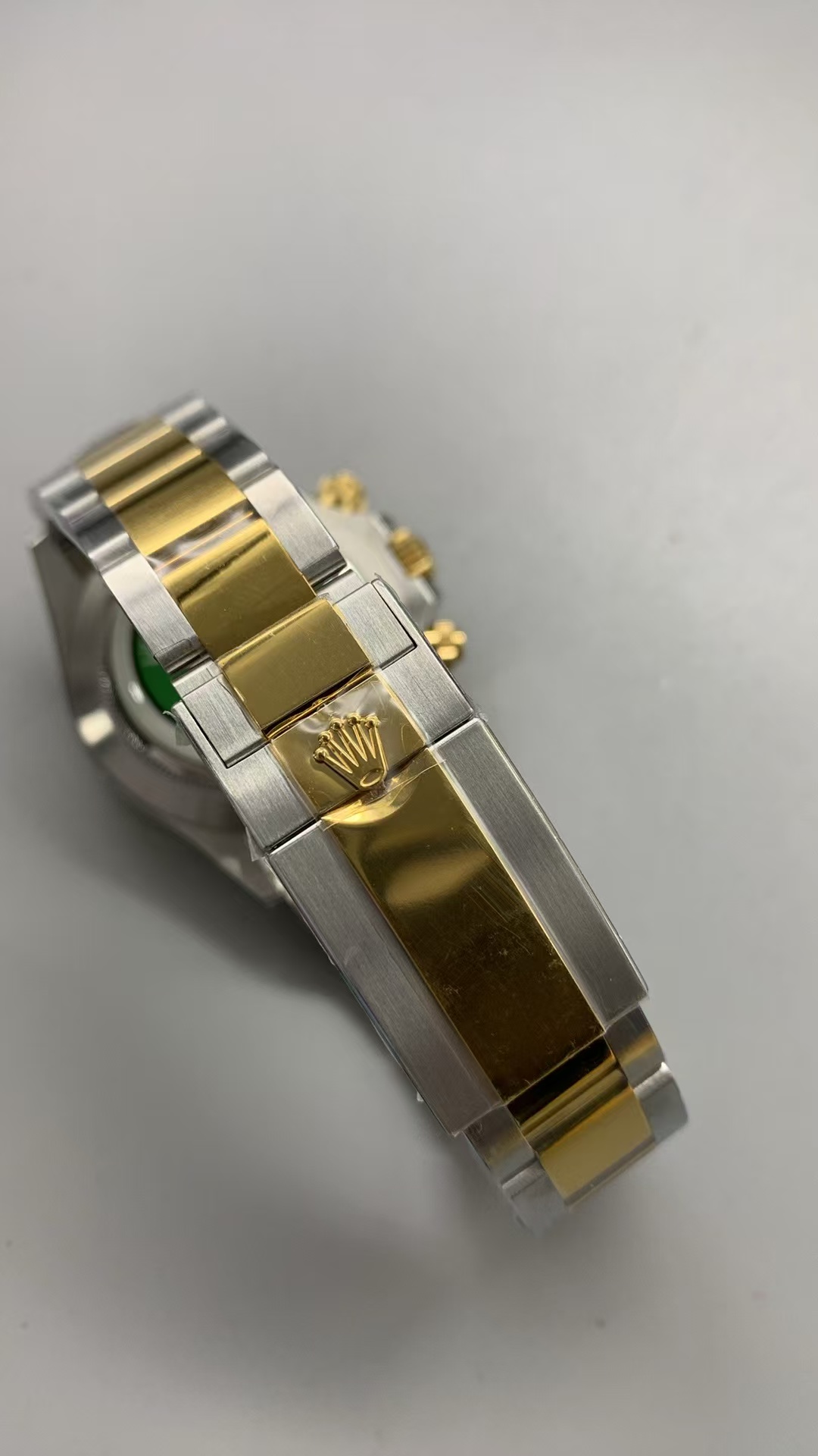 (image for) BTF Rolex Daytona Two Tone Yellow Gold Black Dial with Super Clone 4130 Movement