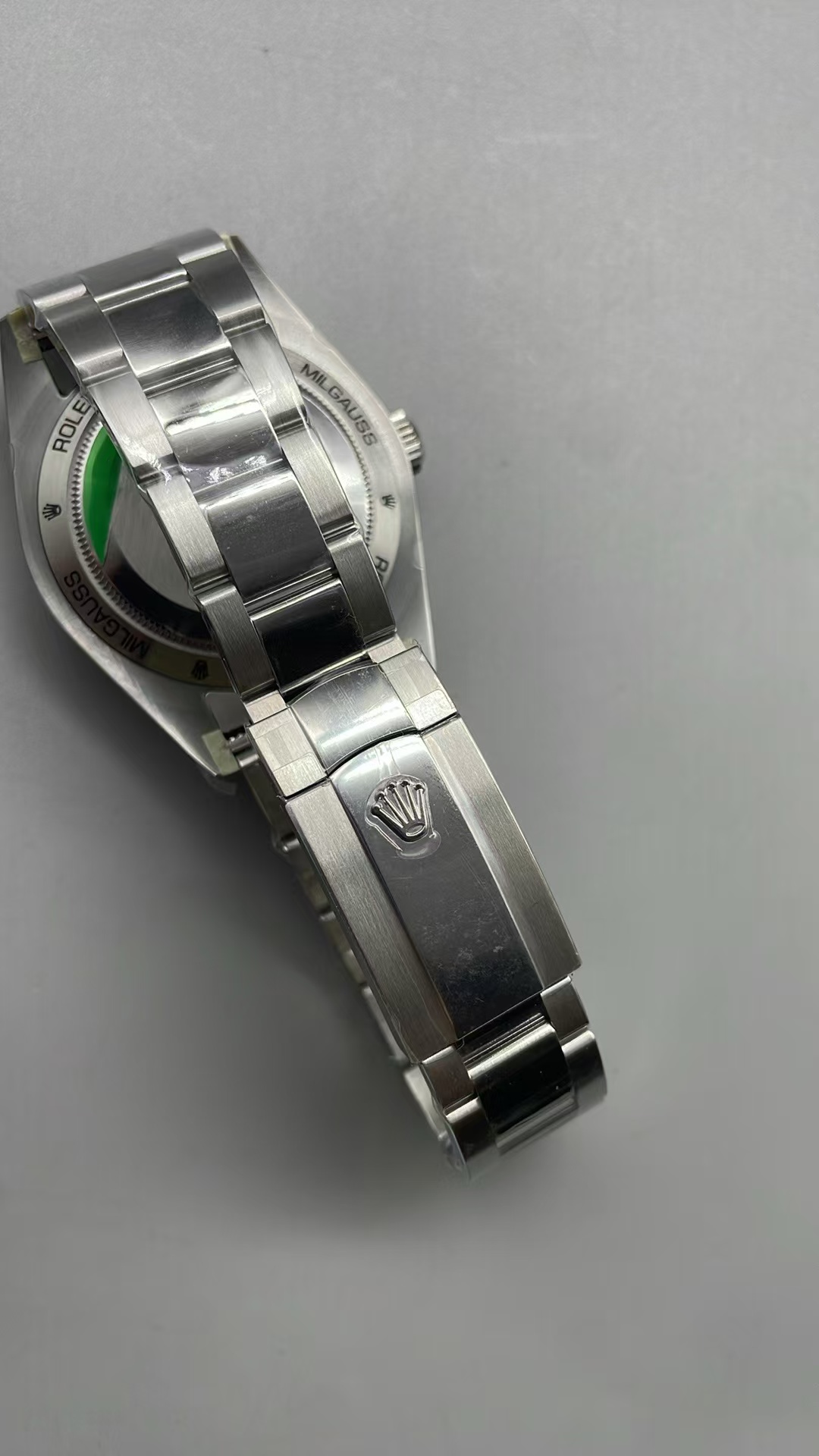 (image for) VSF Rolex Milgauss 116400 904L Stainless Steel Case Black Dial Clone 3131 Movement