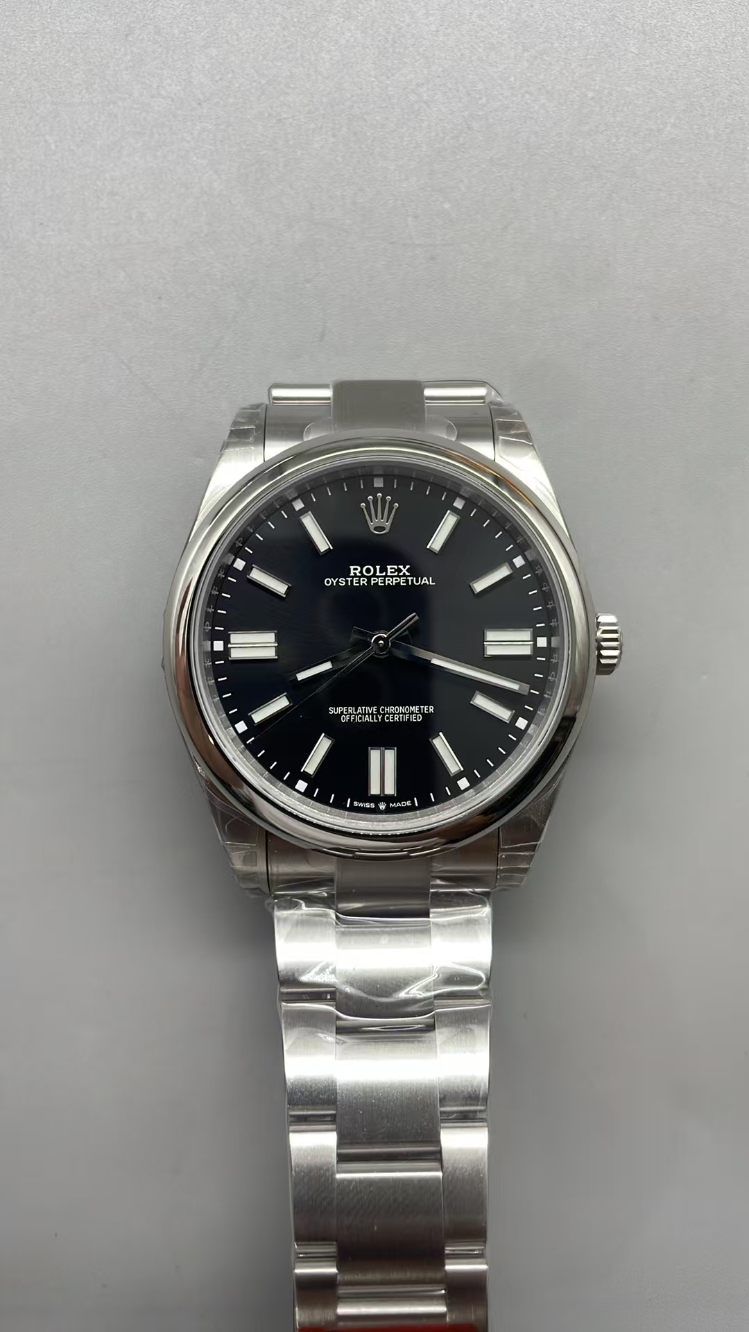 (image for) VSF Rolex Oyster Perpetual 41mm 124300 Black Dial with Super Clone 3230 Movement