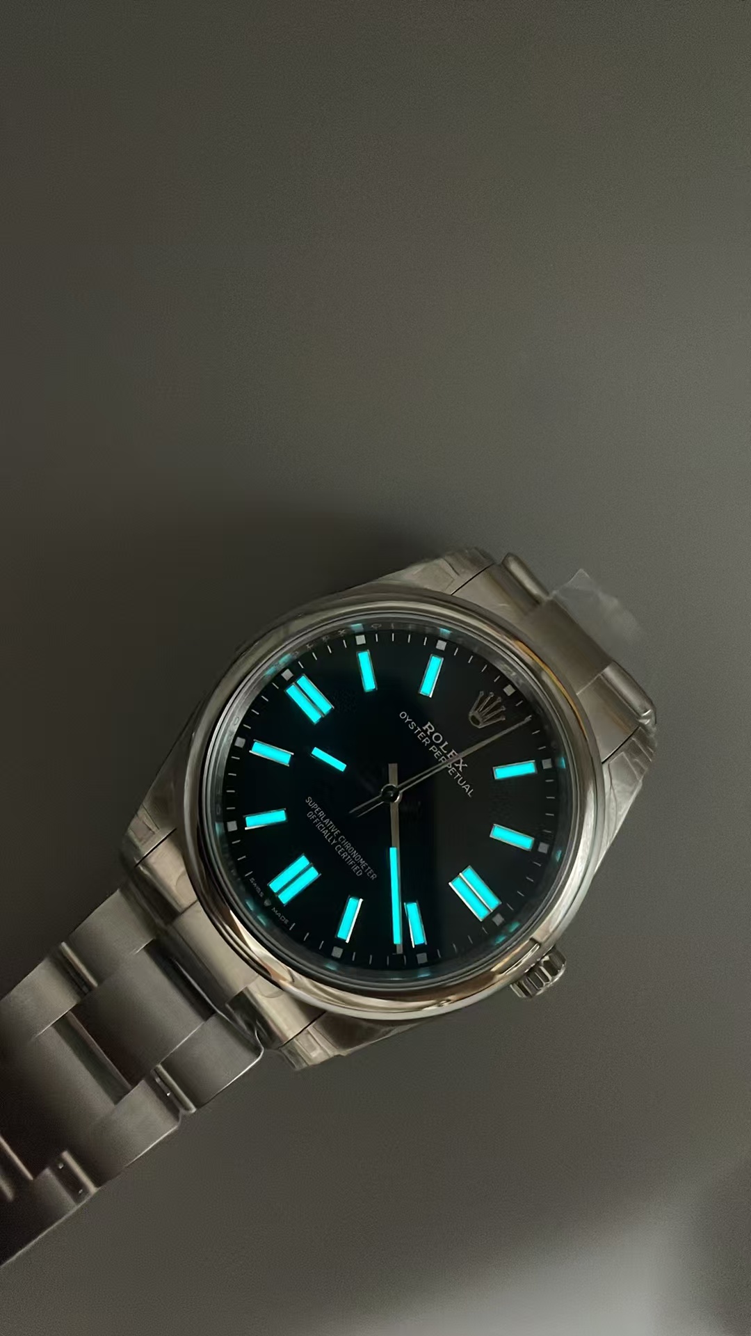 (image for) VSF Rolex Oyster Perpetual 41mm 124300 Black Dial with Super Clone 3230 Movement