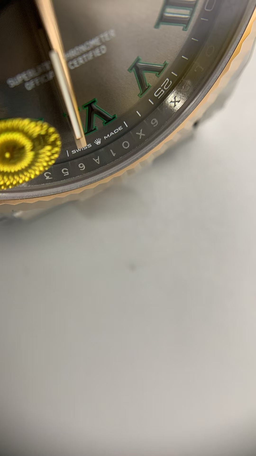 (image for) VSF Rolex Datejust II Two Tone Rose Gold Wimbledon Dial Super Clone Free-Sprung 3235 Movement