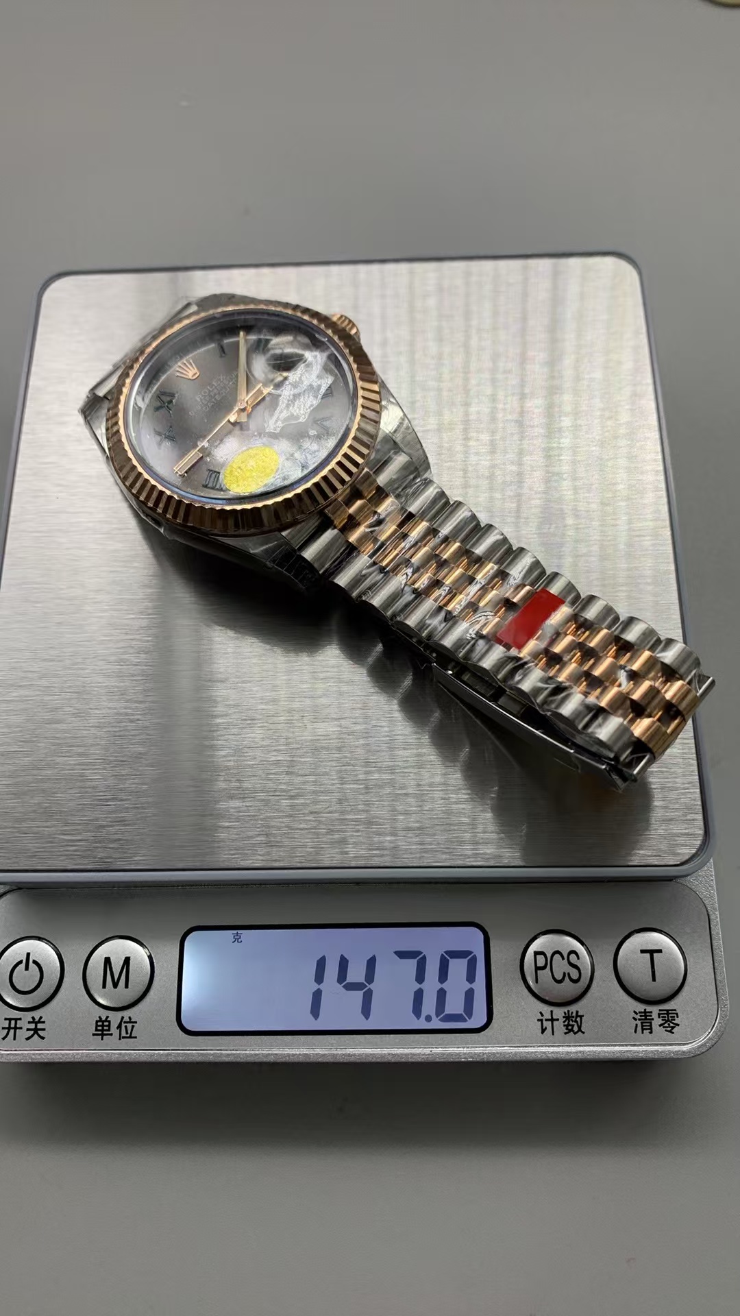 (image for) VSF Rolex Datejust II Two Tone Rose Gold Wimbledon Dial Super Clone Free-Sprung 3235 Movement