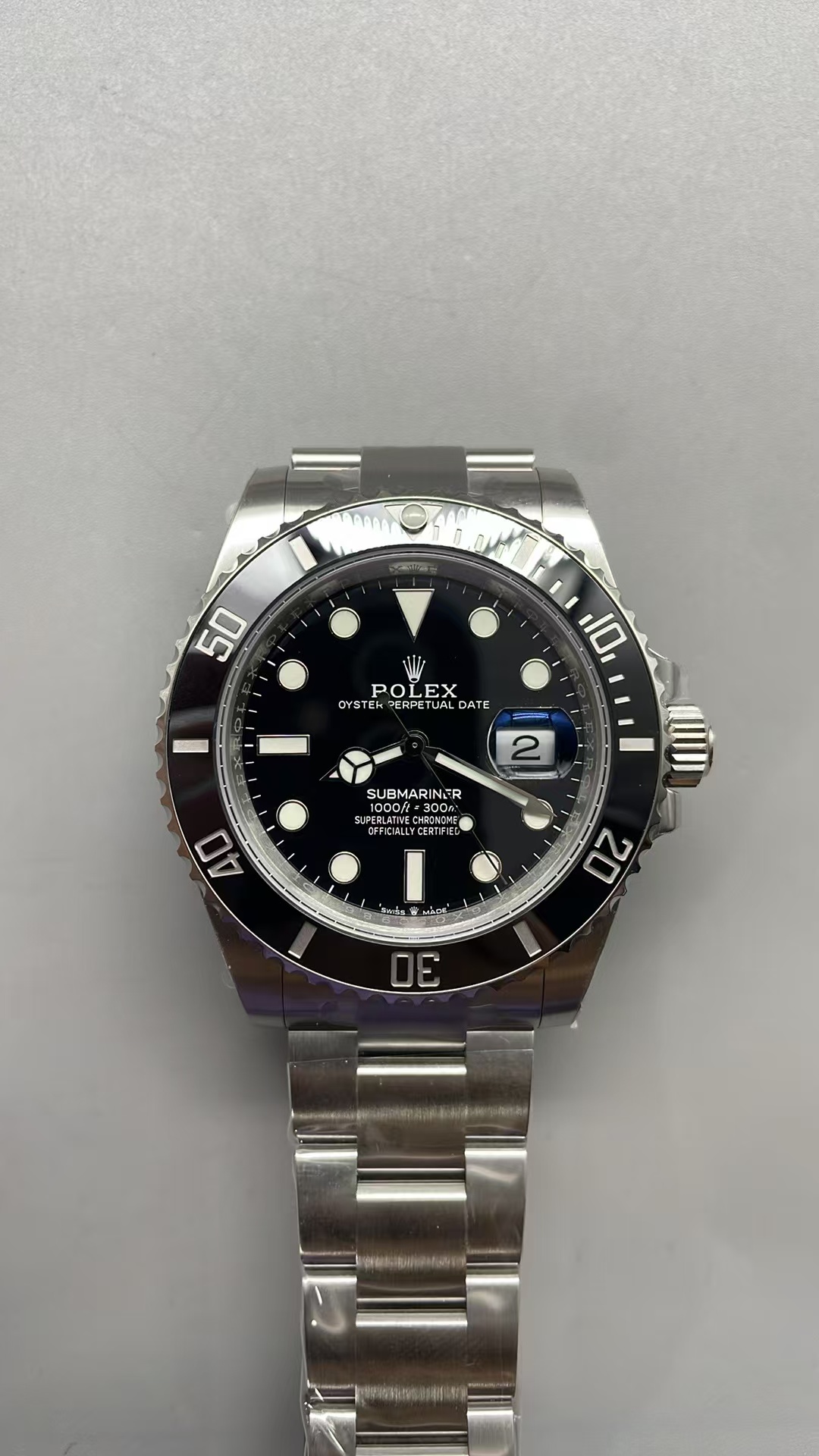 (image for) VSF Rolex Submariner 41mm 126610 Black Ceramic Bezel Black Dial with Super Clone 3235 Movement