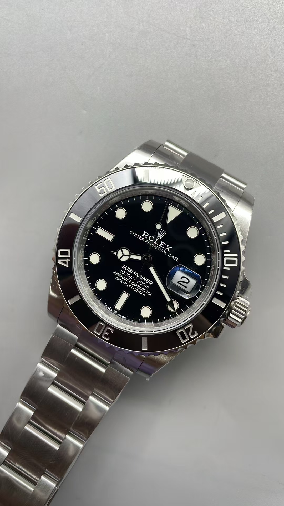 (image for) VSF Rolex Submariner 41mm 126610 Black Ceramic Bezel Black Dial with Super Clone 3235 Movement