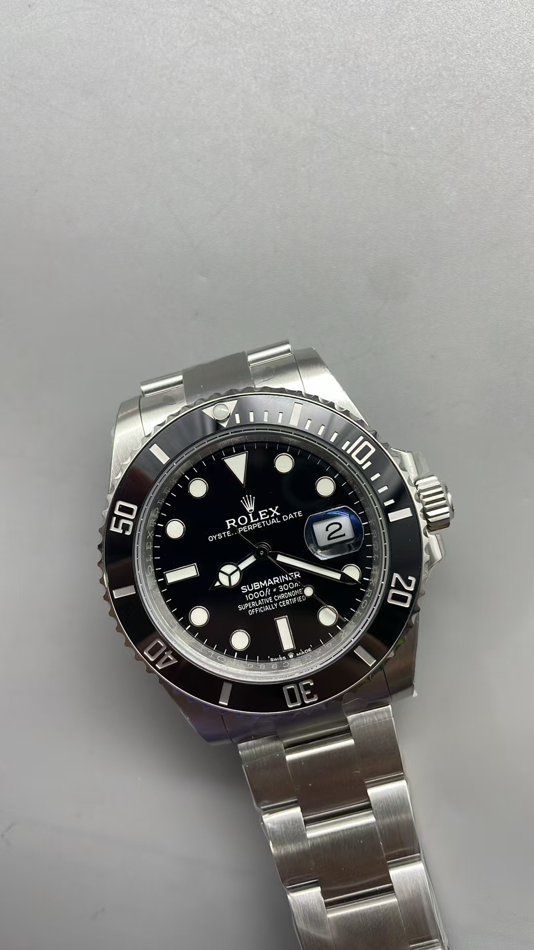 (image for) VSF Rolex Submariner 41mm 126610 Black Ceramic Bezel Black Dial with Super Clone 3235 Movement