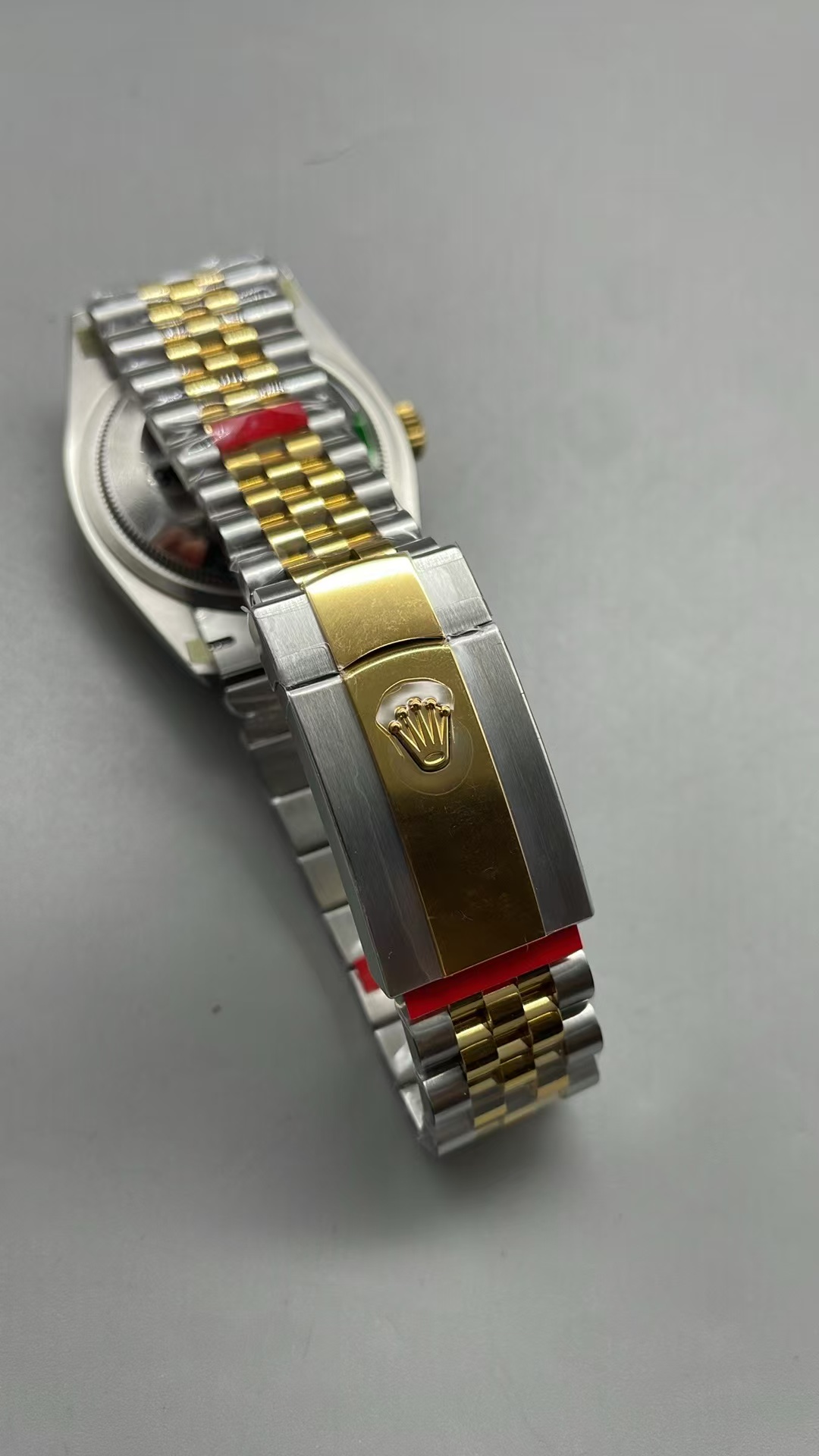 (image for) VSF Rolex Datejust 36mm Wimbledon Two Tone Yellow Gold Case Grey Dial with Super Clone 3235 Movement