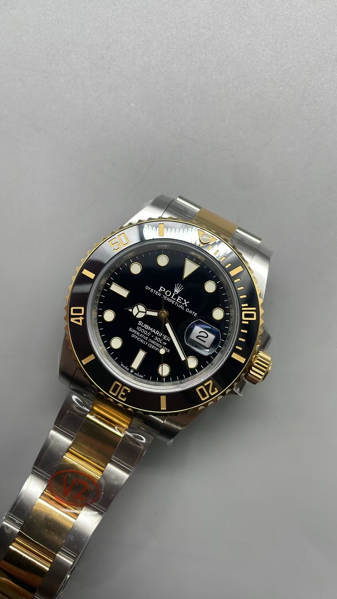 (image for) VSF Rolex Submariner 126613LN Gain Weight Two Tone Black Dial with Super Clone 3235 Movement