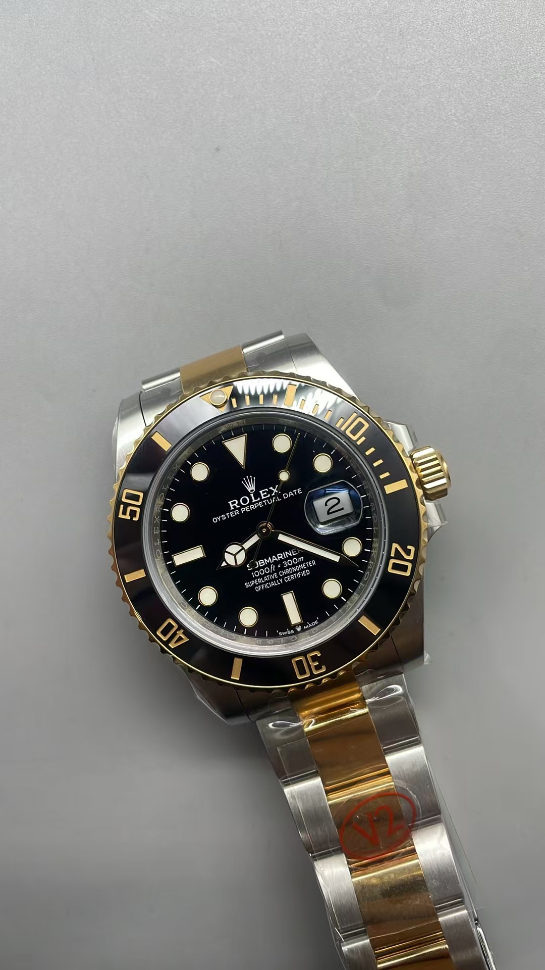 (image for) VSF Rolex Submariner 126613LN Gain Weight Two Tone Black Dial with Super Clone 3235 Movement
