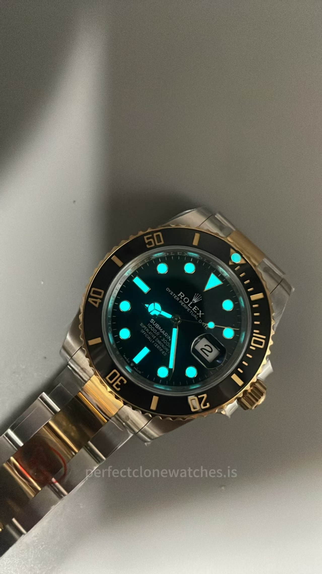(image for) VSF Rolex Submariner 126613LN Gain Weight Two Tone Black Dial with Super Clone 3235 Movement