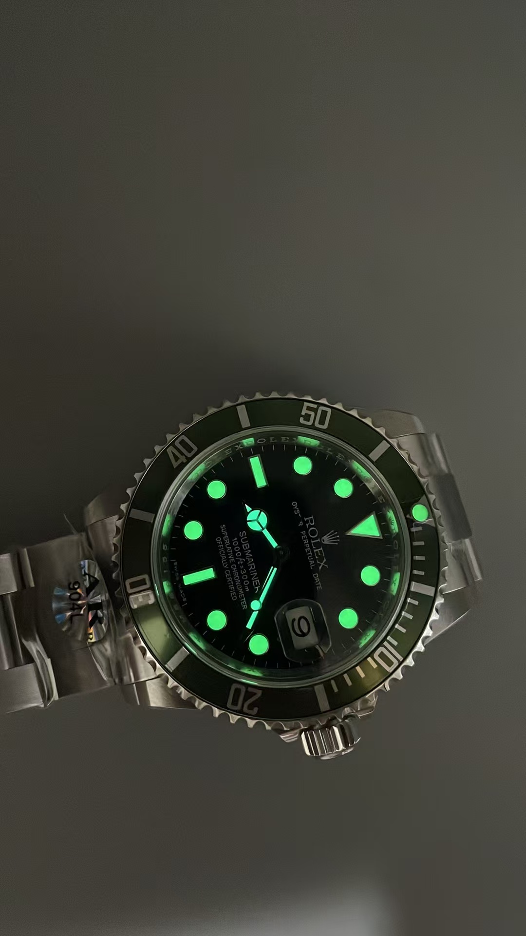 (image for) TMF Rolex Submariner 16610LV 904L Steel Case Black Dial with Clone 3135 Movement