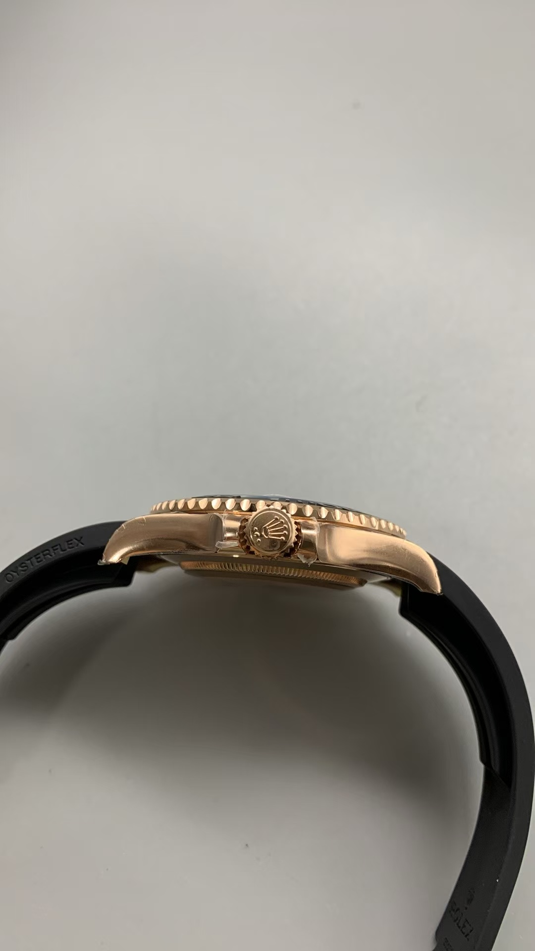 (image for) VSF Rolex YachtMaster 126655 Gain Weight Rose Gold Case Black Ceramic Bezel with Super Clone 3235 Movement