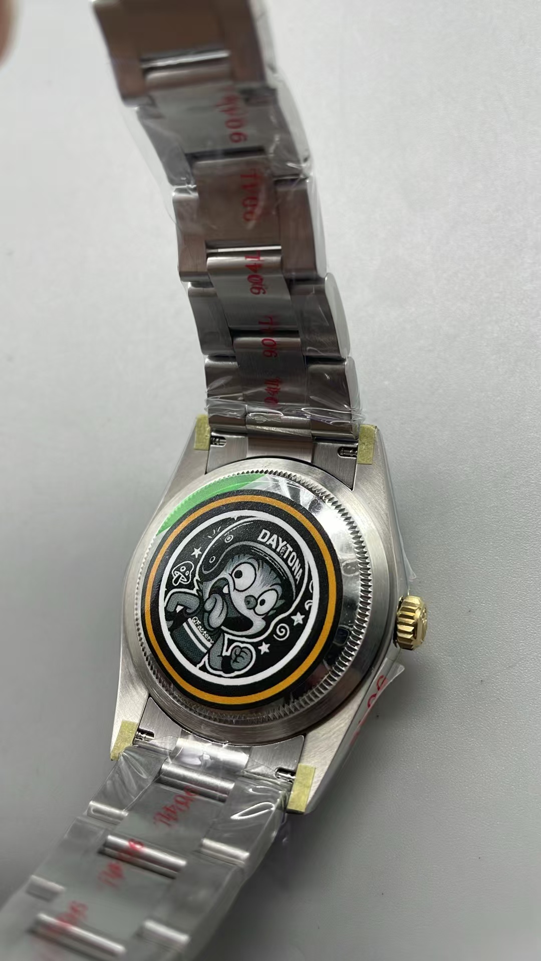 (image for) QF Rolex Oyster Perpetual 36mm 126003 100th Anniversary Grey Dial Clone 3230 Movement with Free-Sprung Balance