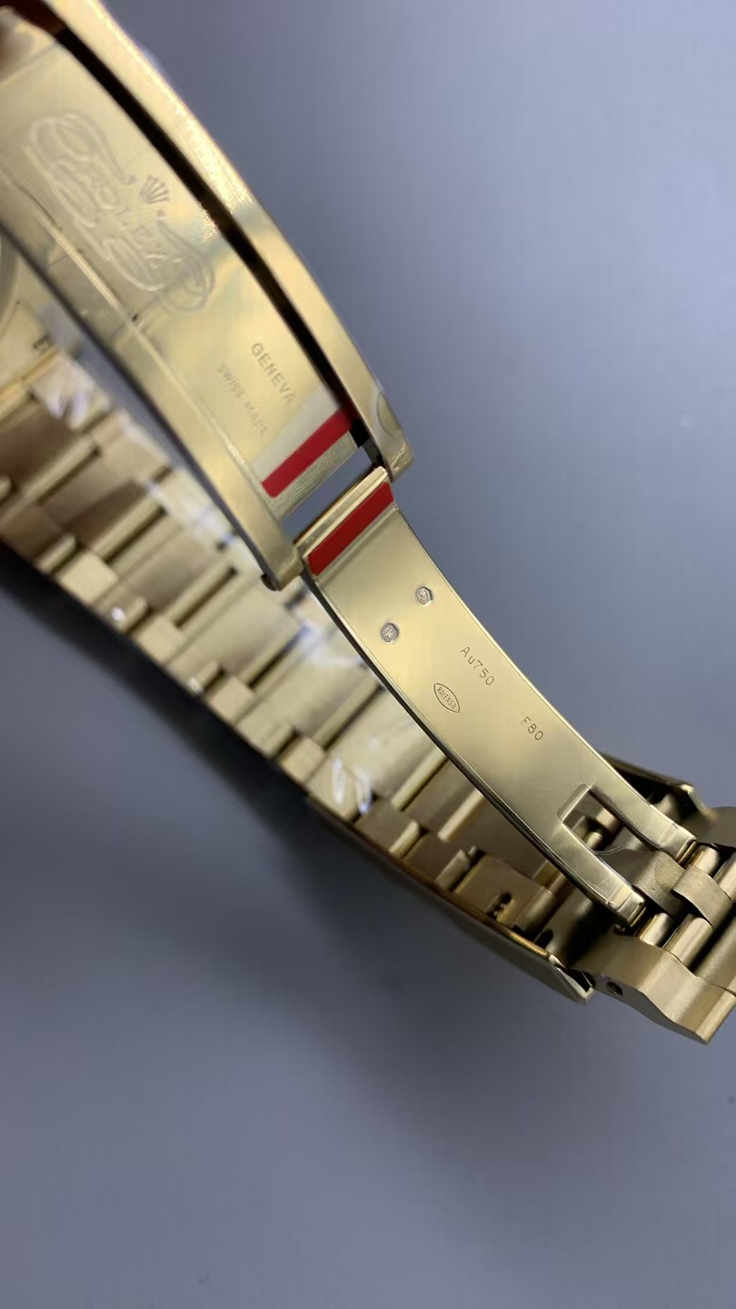 (image for) RCF Rolex Submariner 41mm Gain Weight Full Yellow Gold Case Ceramic Bezel with Super Clone 3235 Movement