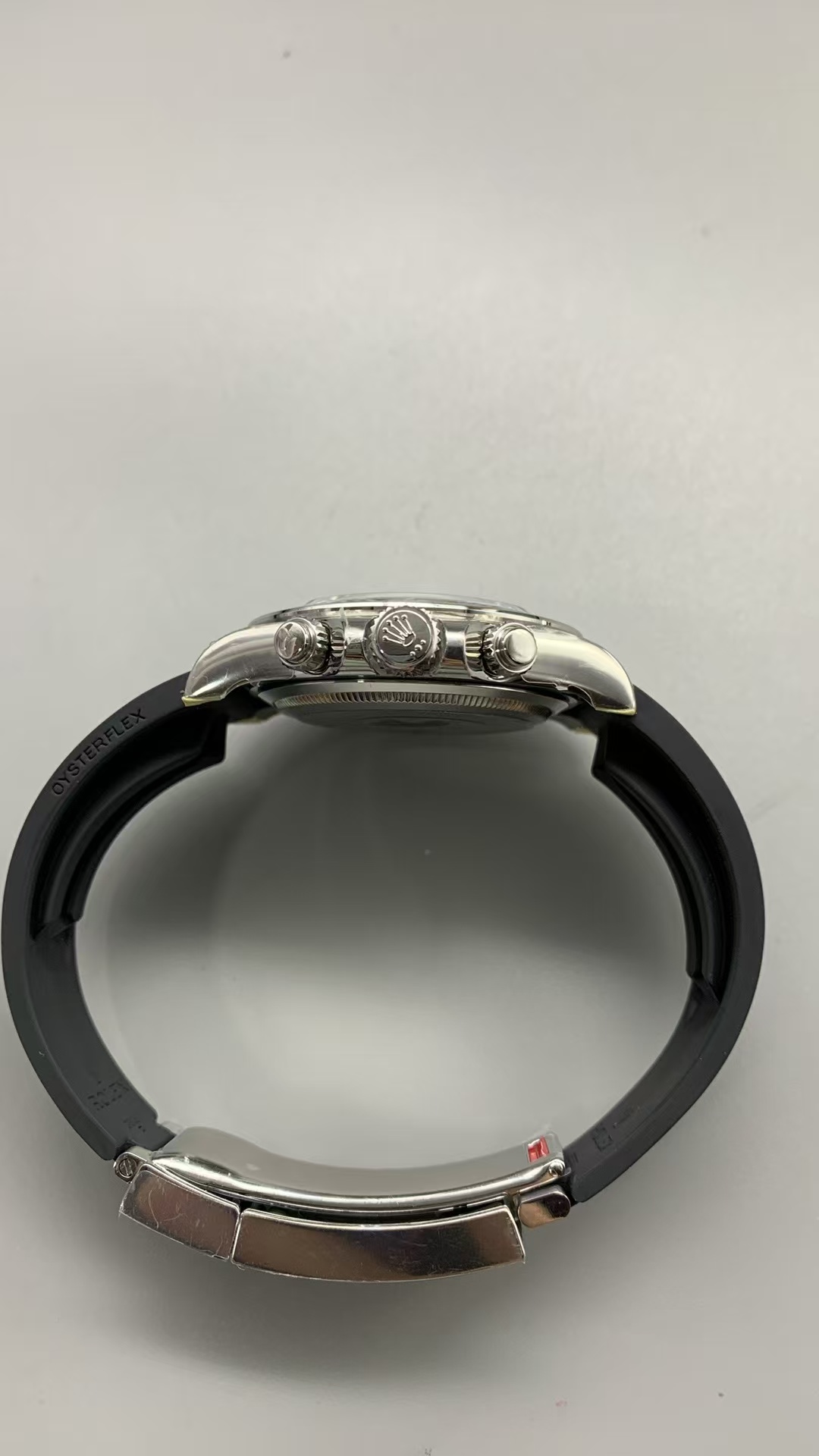 (image for) VSF Rolex Daytona 126519 Gain Weight Grey Dial Black Rubber Band with Super Clone 4131 Movement