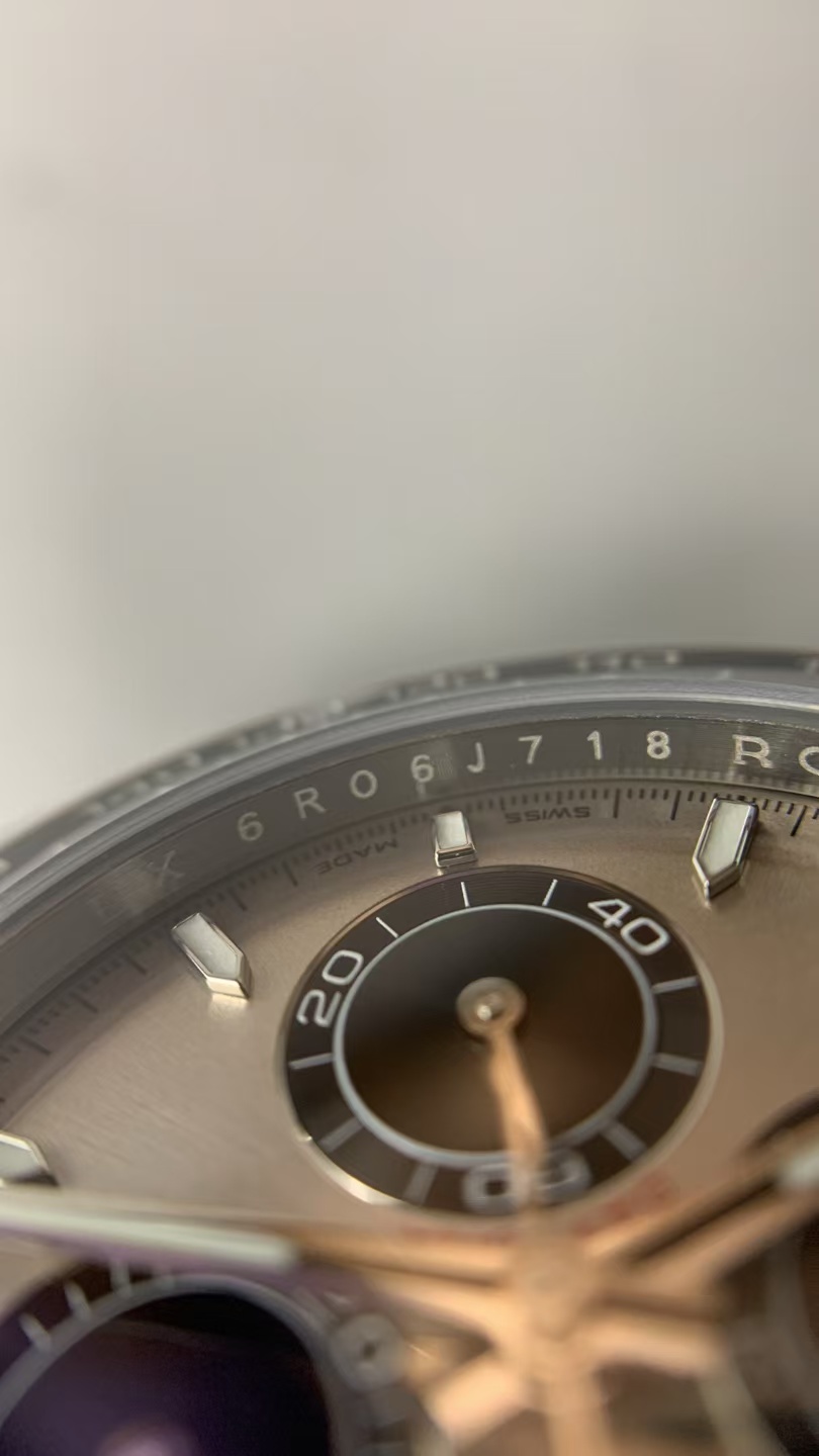 (image for) VSF Rolex Daytona 126519 Gain Weight Grey Dial Black Rubber Band with Super Clone 4131 Movement