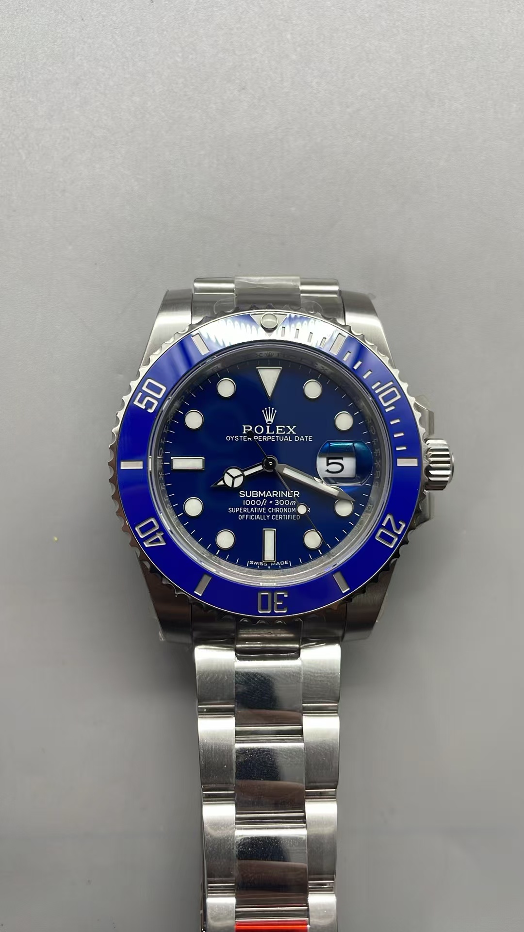 (image for) VSF Rolex Submariner 116619LB Blue Ceramic Bezel Super Clone 3135 Movement
