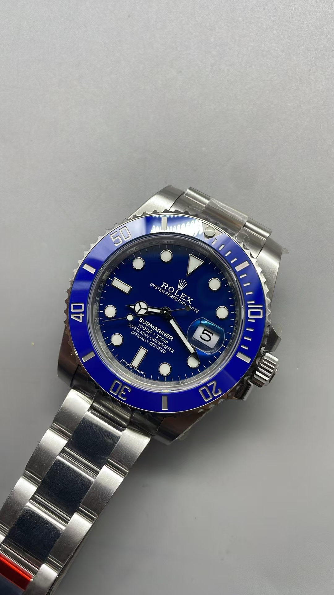 (image for) VSF Rolex Submariner 116619LB Blue Ceramic Bezel Super Clone 3135 Movement