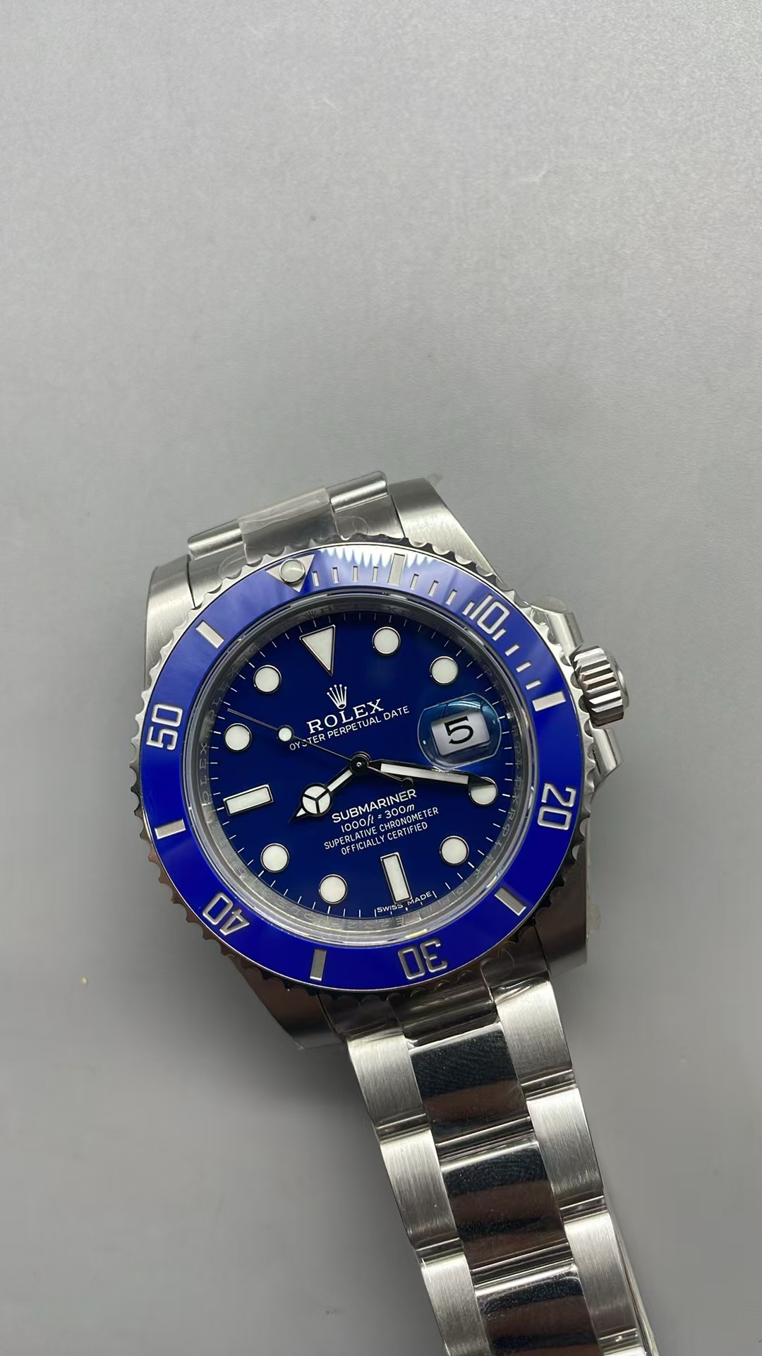 (image for) VSF Rolex Submariner 116619LB Blue Ceramic Bezel Super Clone 3135 Movement