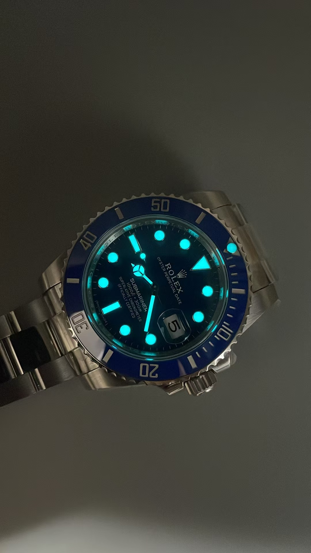 (image for) VSF Rolex Submariner 116619LB Blue Ceramic Bezel Super Clone 3135 Movement