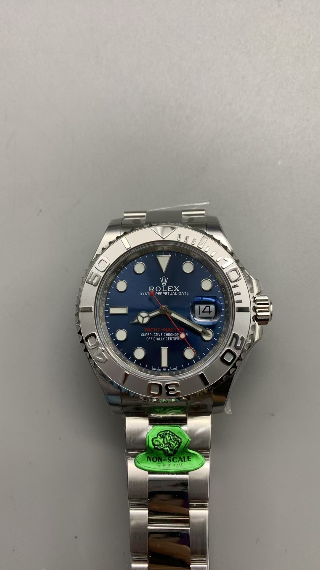 (image for) Gold Factory Rolex YachtMaster 126622 Gain Weight Blue Dial Free-Sprung 3235 Movement