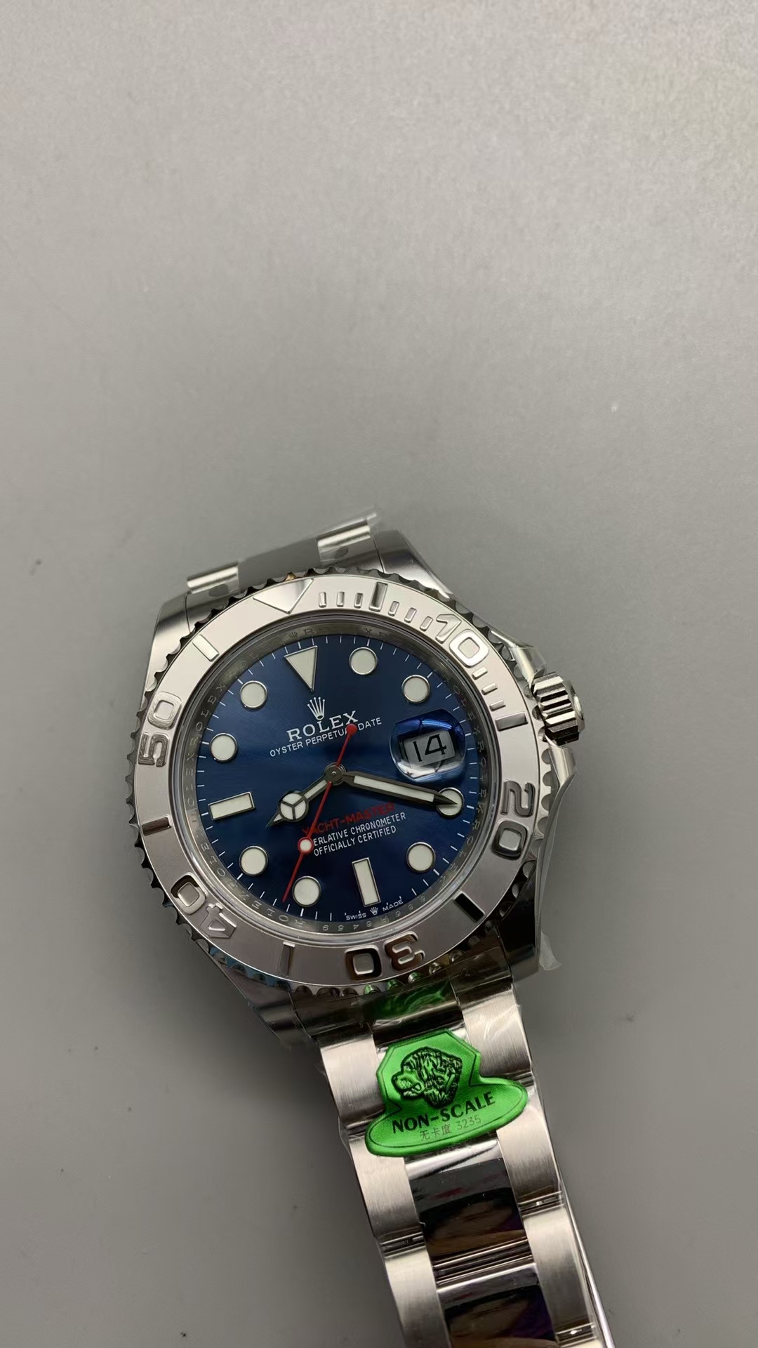 (image for) Gold Factory Rolex YachtMaster 126622 Gain Weight Blue Dial Free-Sprung 3235 Movement