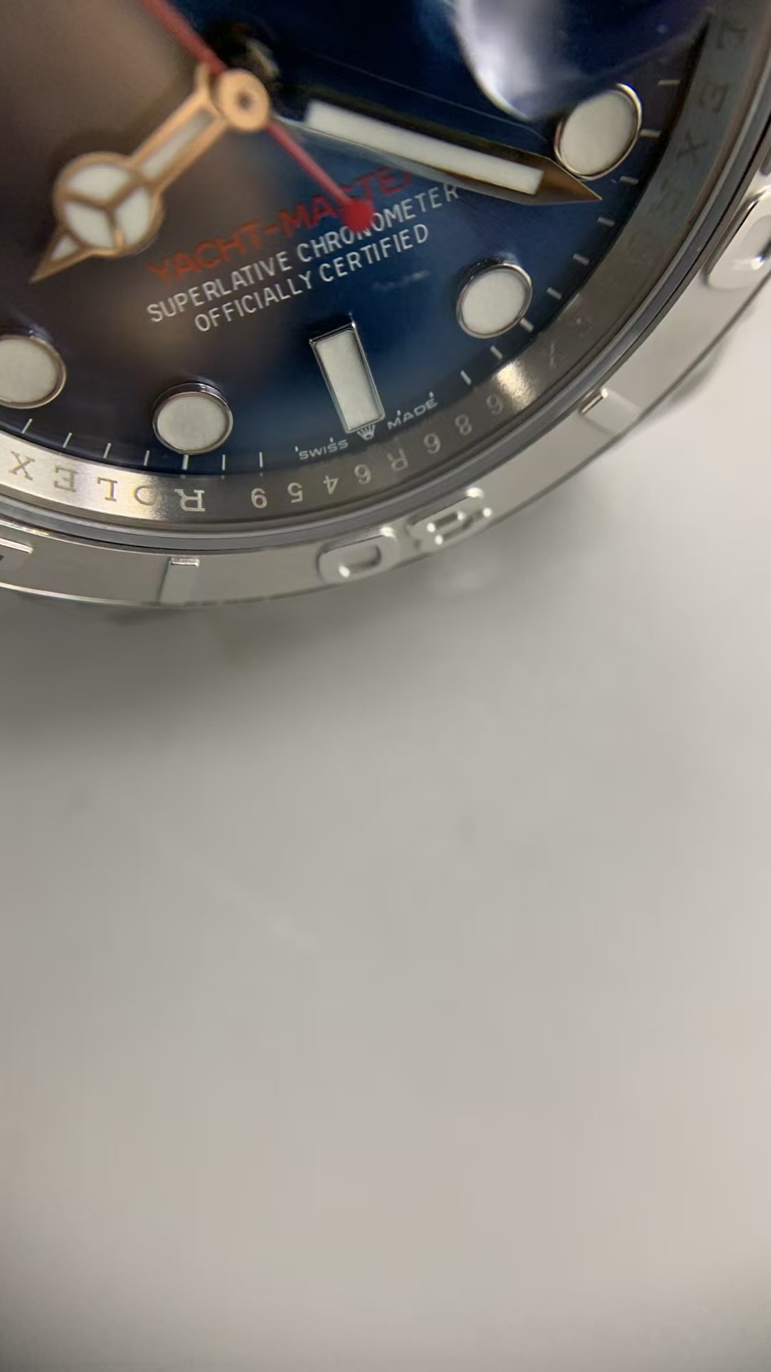 (image for) Gold Factory Rolex YachtMaster 126622 Gain Weight Blue Dial Free-Sprung 3235 Movement