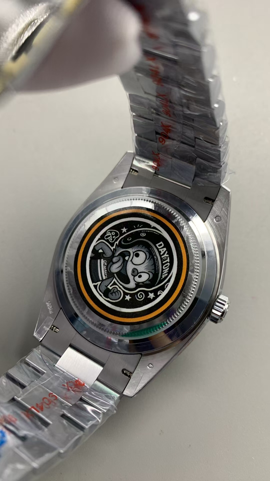 (image for) QF Rolex Day-Date Gain Weight Ice Blue Pattern Dial Clone 3255 Movement