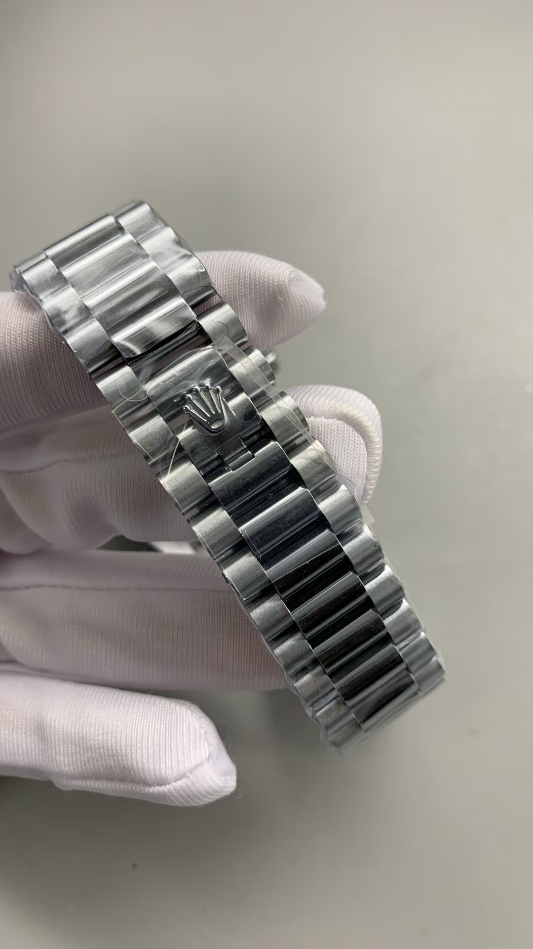 (image for) QF Rolex Day-Date Gain Weight Ice Blue Pattern Dial Clone 3255 Movement