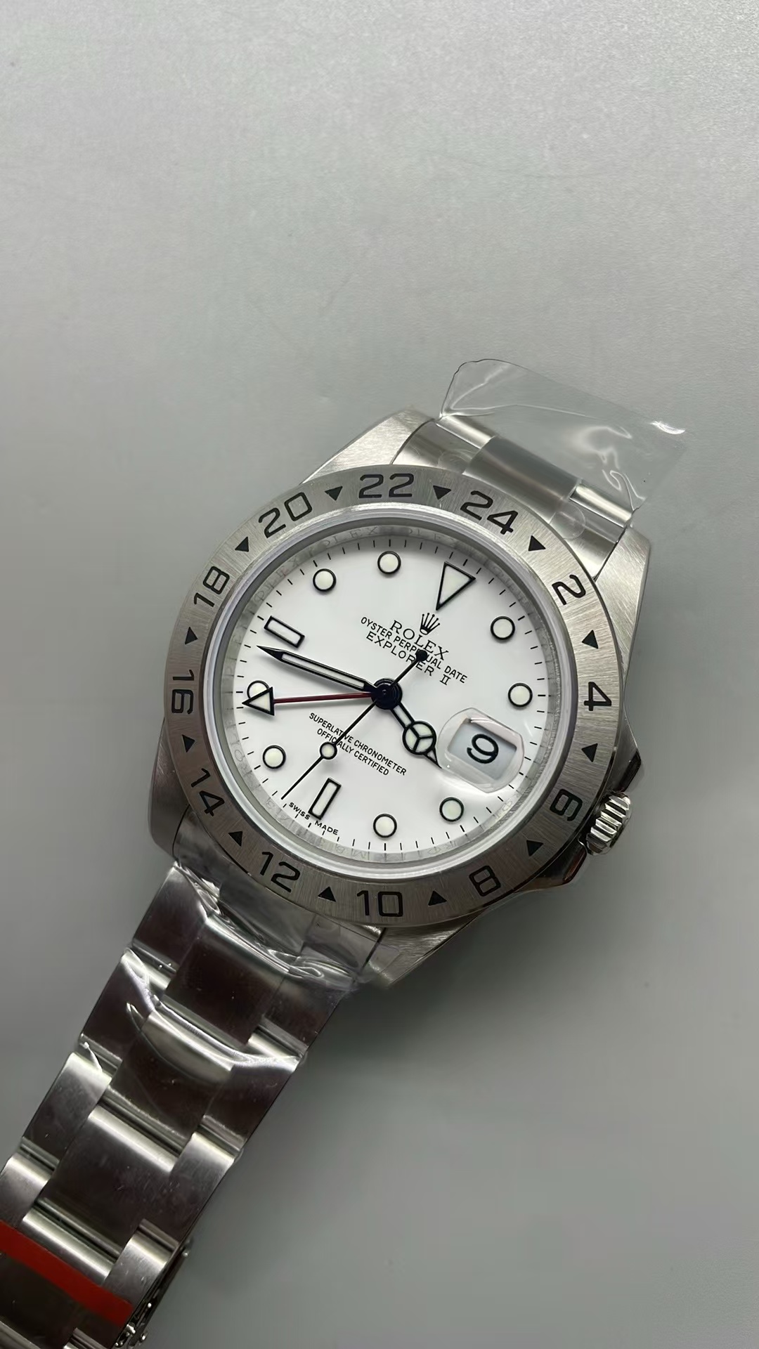 (image for) BPF Vintage Rolex Explorer 16570 White Dial Clone 3186 Movement