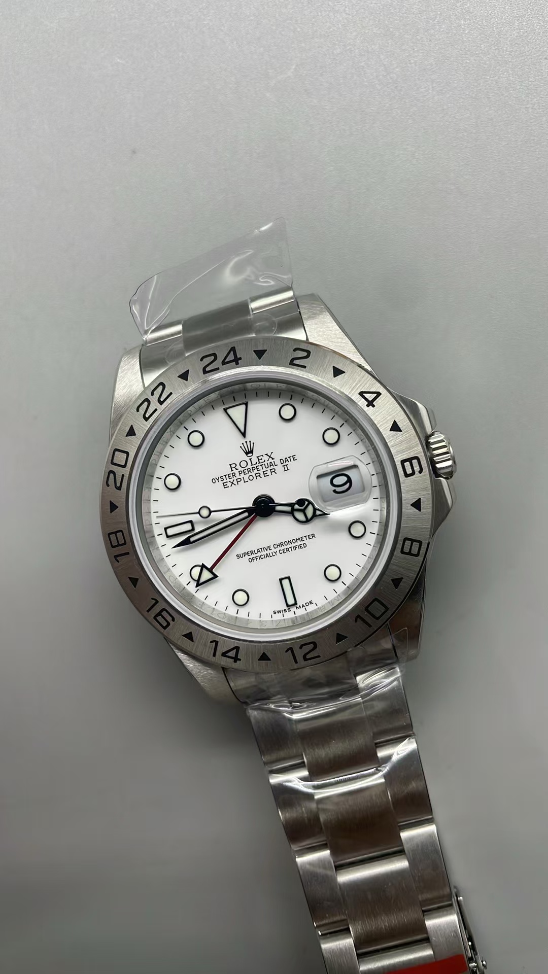 (image for) BPF Vintage Rolex Explorer 16570 White Dial Clone 3186 Movement