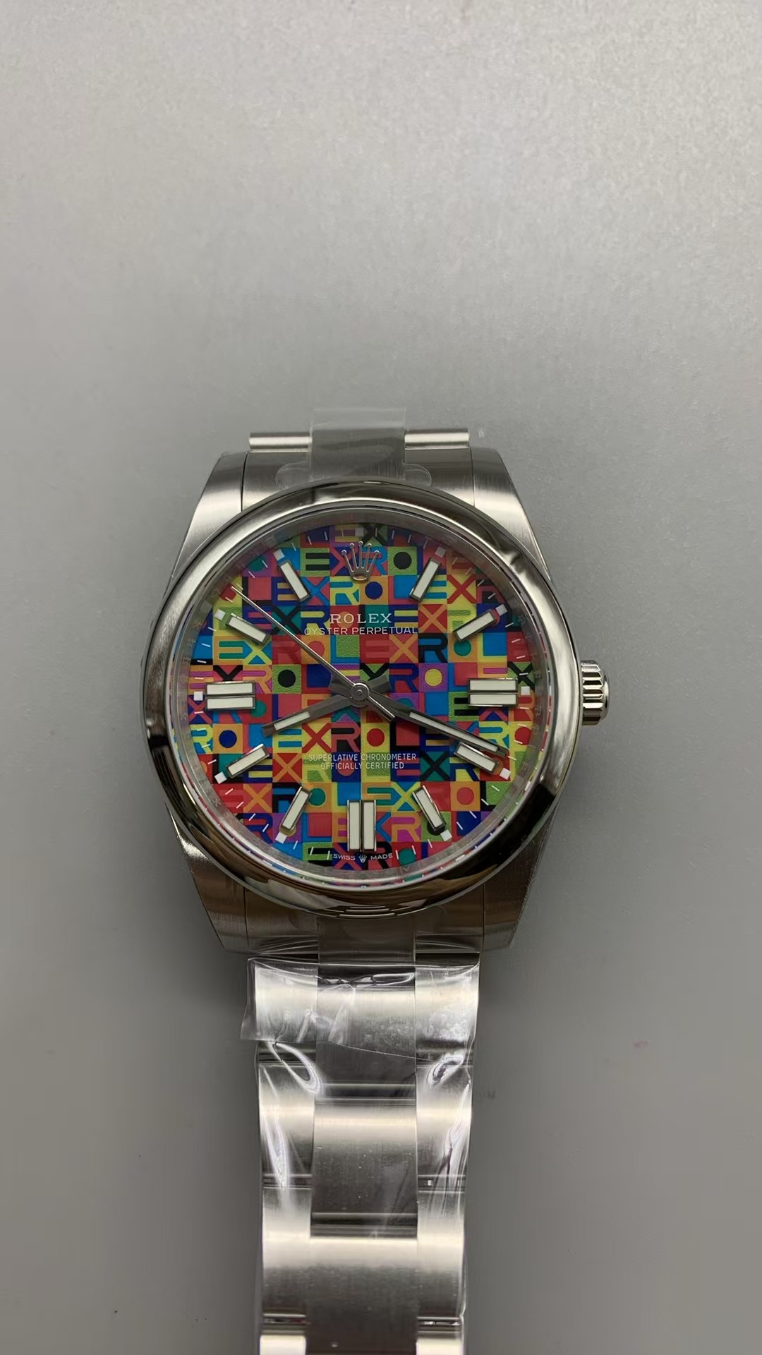 (image for) EWE Rolex Oyster Perpetual 134300 41mm Colorful Motif Dial Clone 3230 Movement