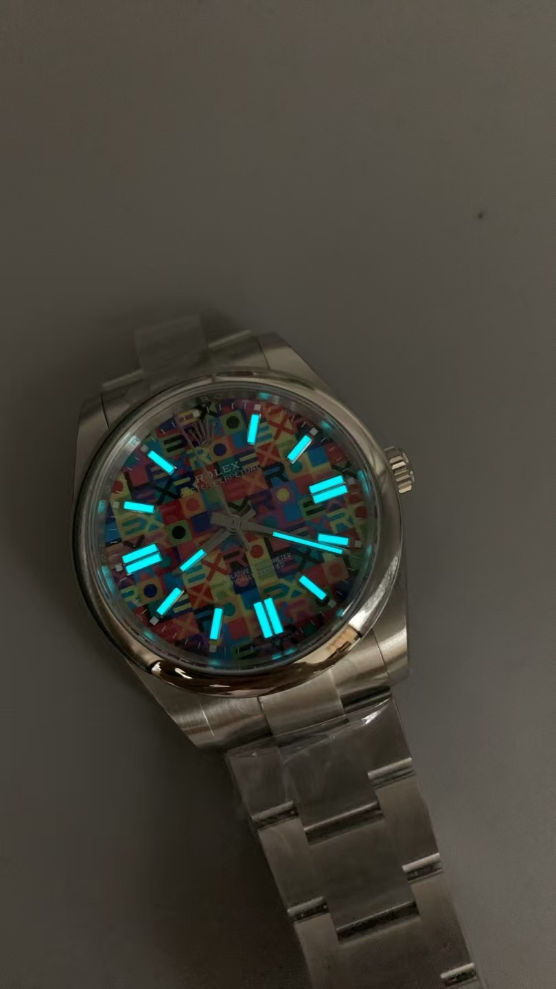 (image for) EWE Rolex Oyster Perpetual 134300 41mm Colorful Motif Dial Clone 3230 Movement