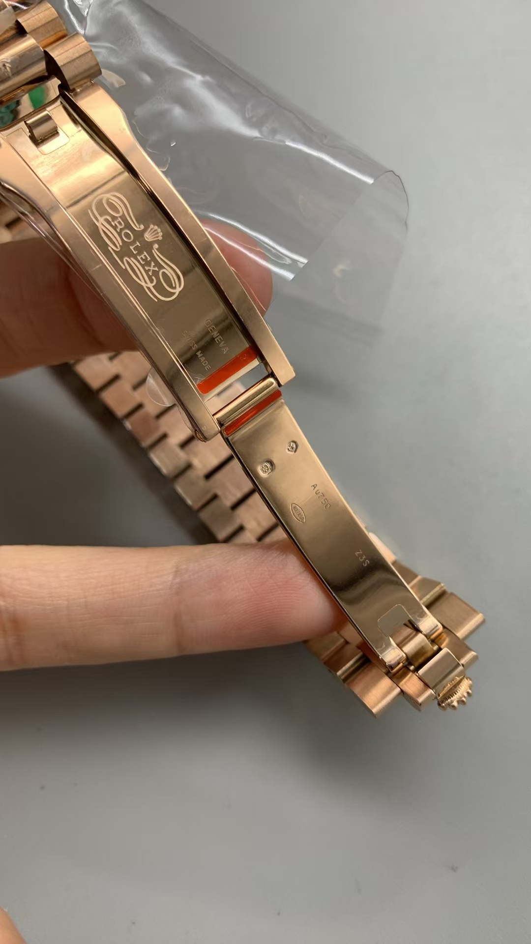 (image for) RCF Rolex Day-Date 228235 Gain Weight Rose Gold Case Green Dial with Super Clone 3255 Movement