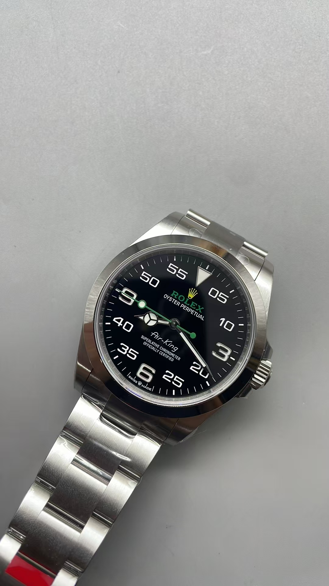 (image for) VSF Rolex Air King 126900 904L Stainless Steel Case Black Dial Super Clone 3230 Movement