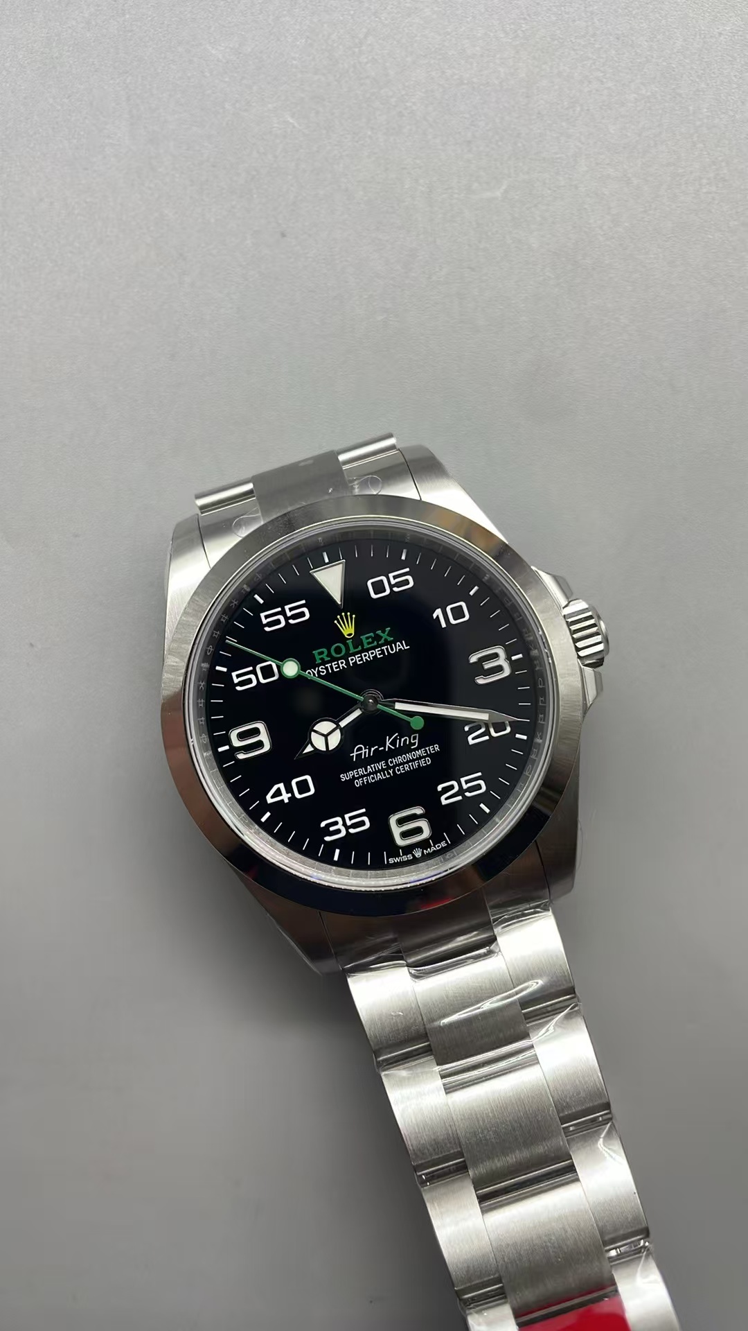(image for) VSF Rolex Air King 126900 904L Stainless Steel Case Black Dial Super Clone 3230 Movement