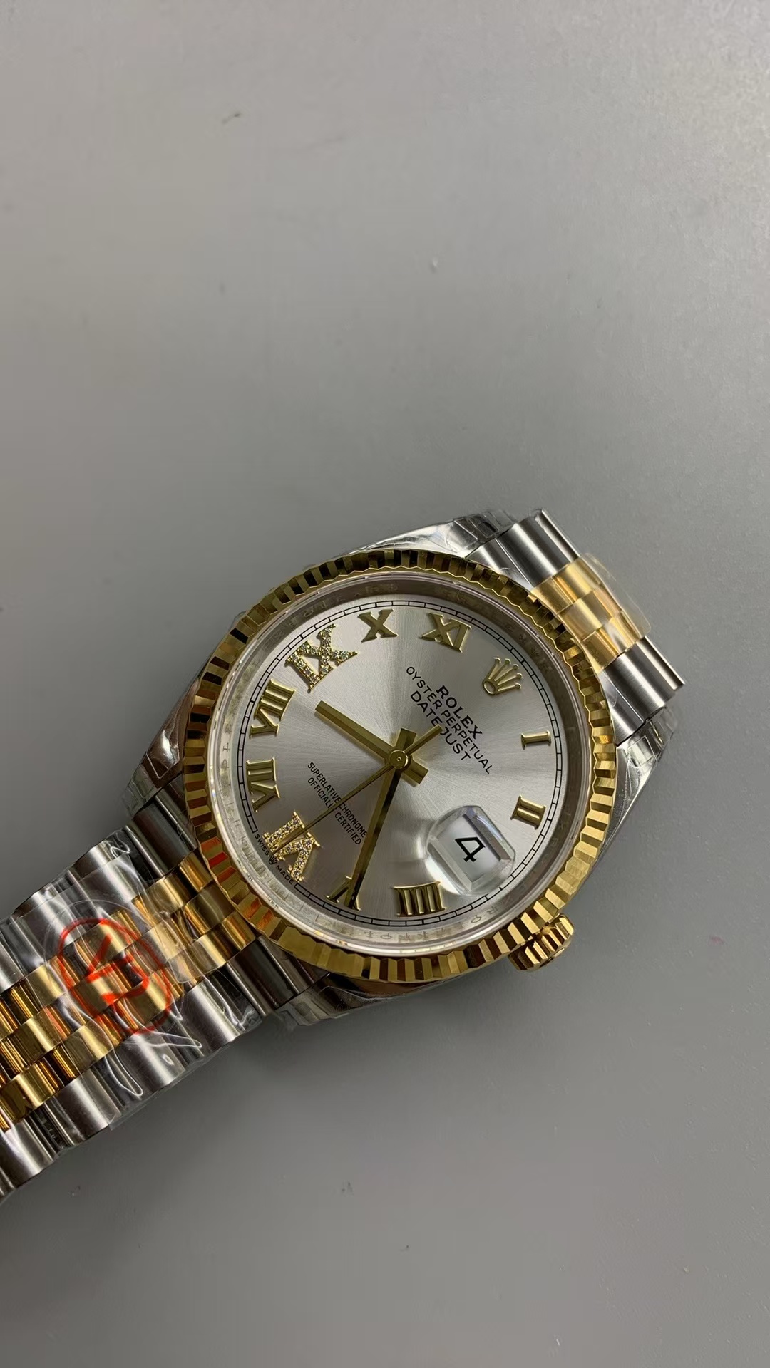 (image for) VSF Rolex Datejust 36mm Silver Dial Rome Markers with Super Clone 3235 Movement