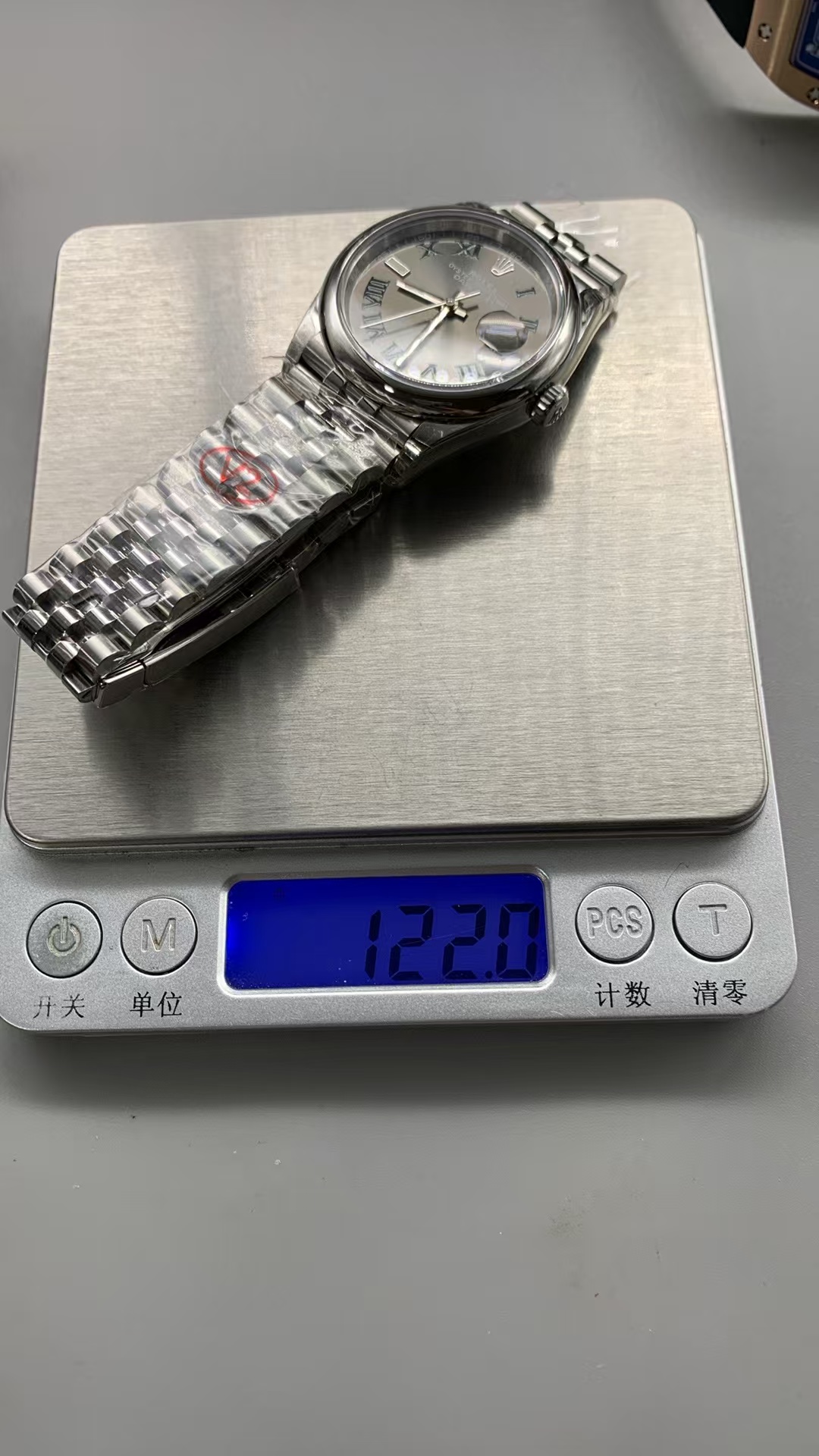 (image for) VSF Rolex Datejust 36mm Wimbledon Smooth Bezel Grey Dial with Super Clone 3235 Movement