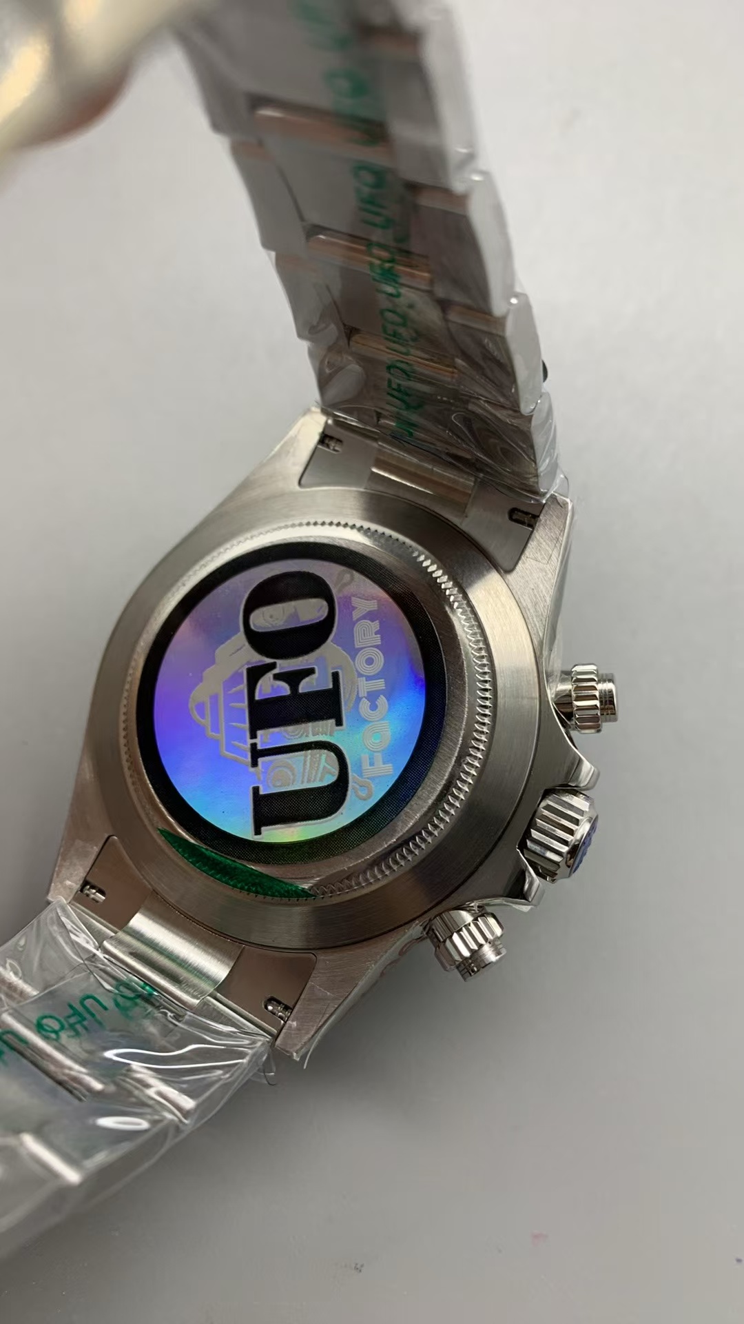 (image for) UFO Factory Rolex Daytona 116500 Black Dial Free-Sprung 4130 Movement