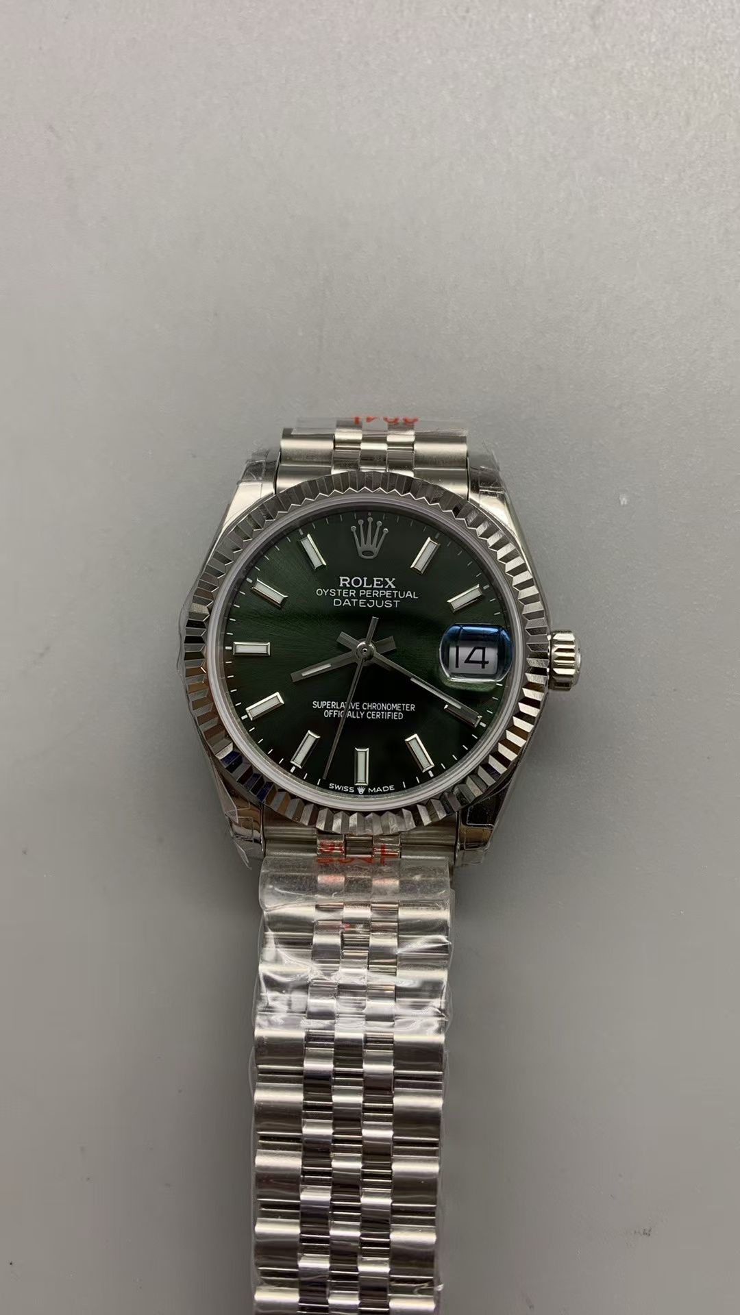 (image for) GSF Rolex Datejust 31mm Stainless Steel Case Green Dial with Clone 2236 Movement