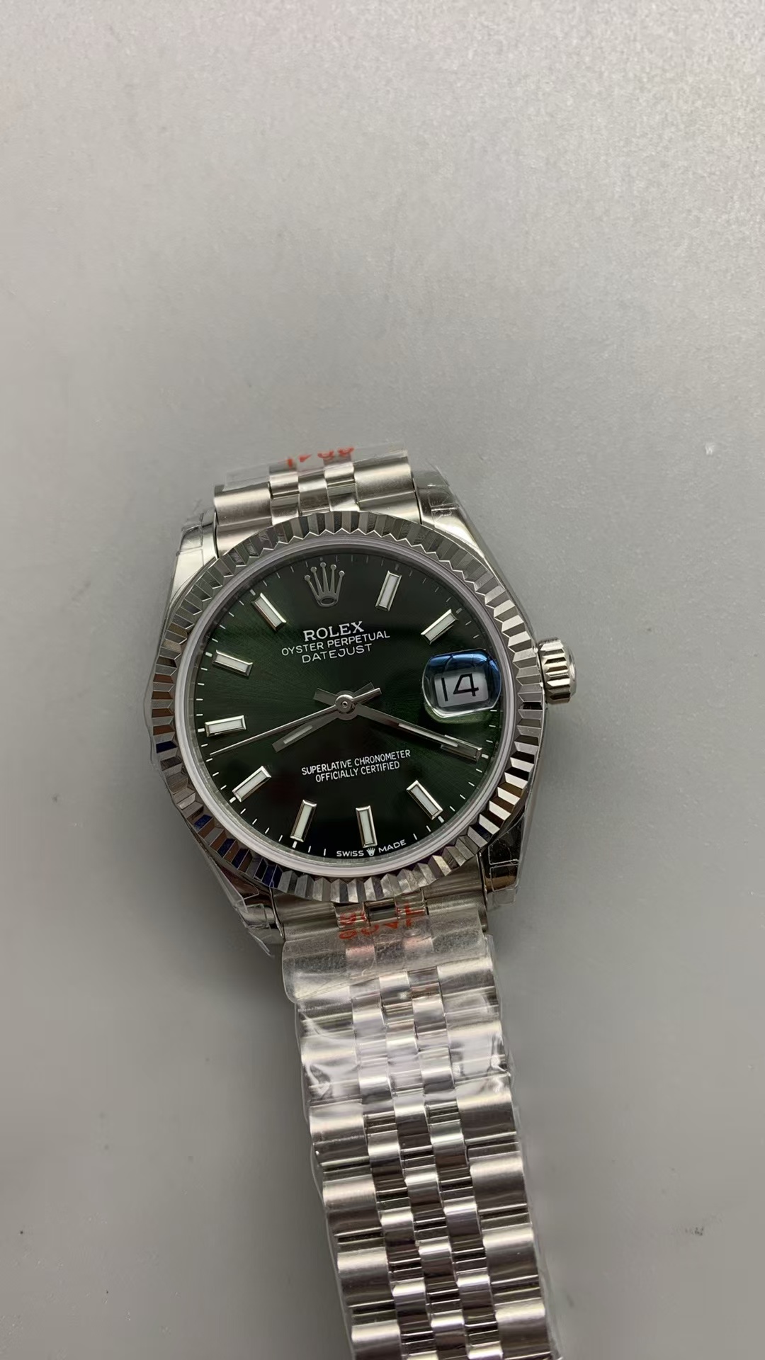 (image for) GSF Rolex Datejust 31mm Stainless Steel Case Green Dial with Clone 2236 Movement