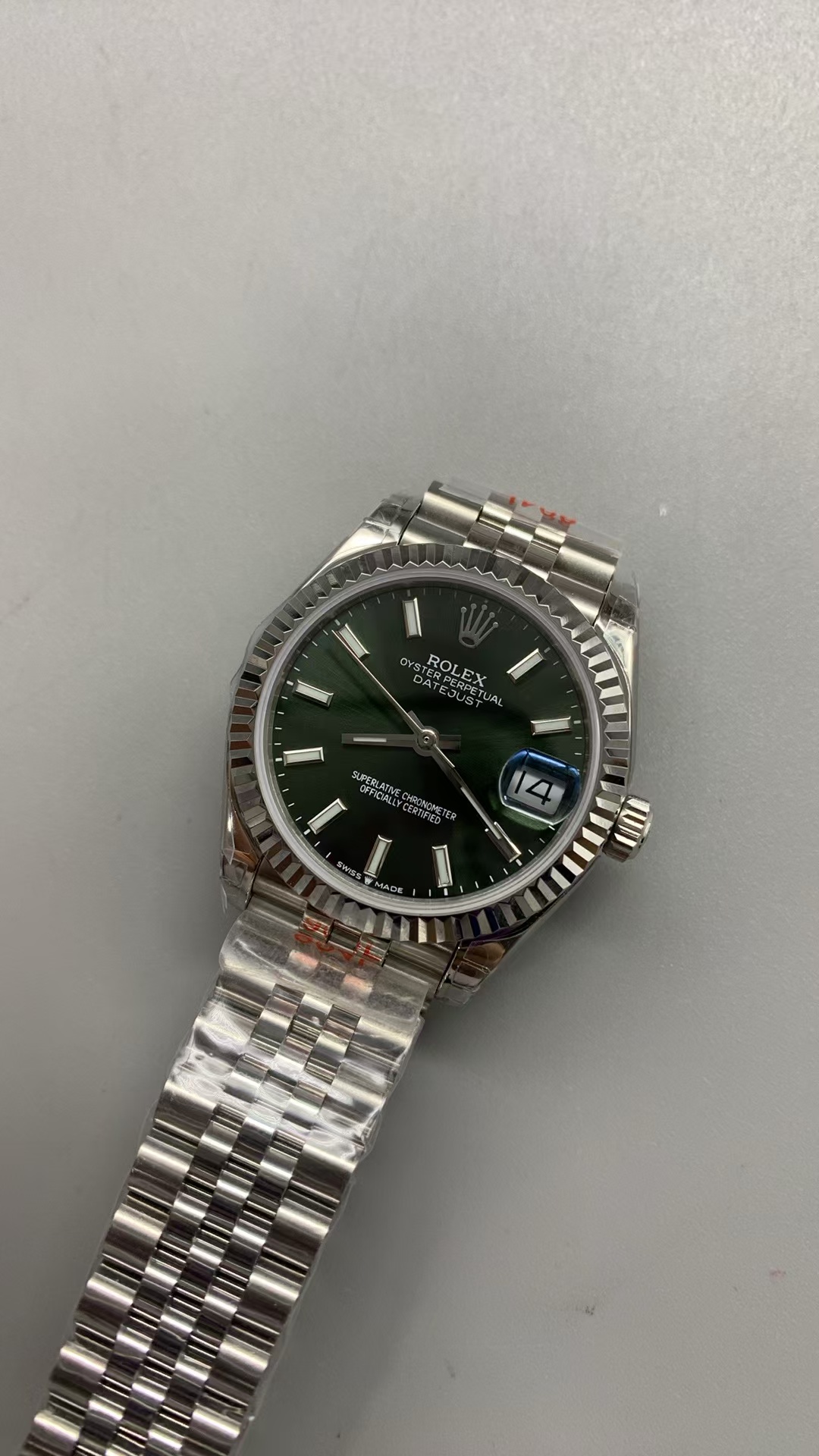 (image for) GSF Rolex Datejust 31mm Stainless Steel Case Green Dial with Clone 2236 Movement