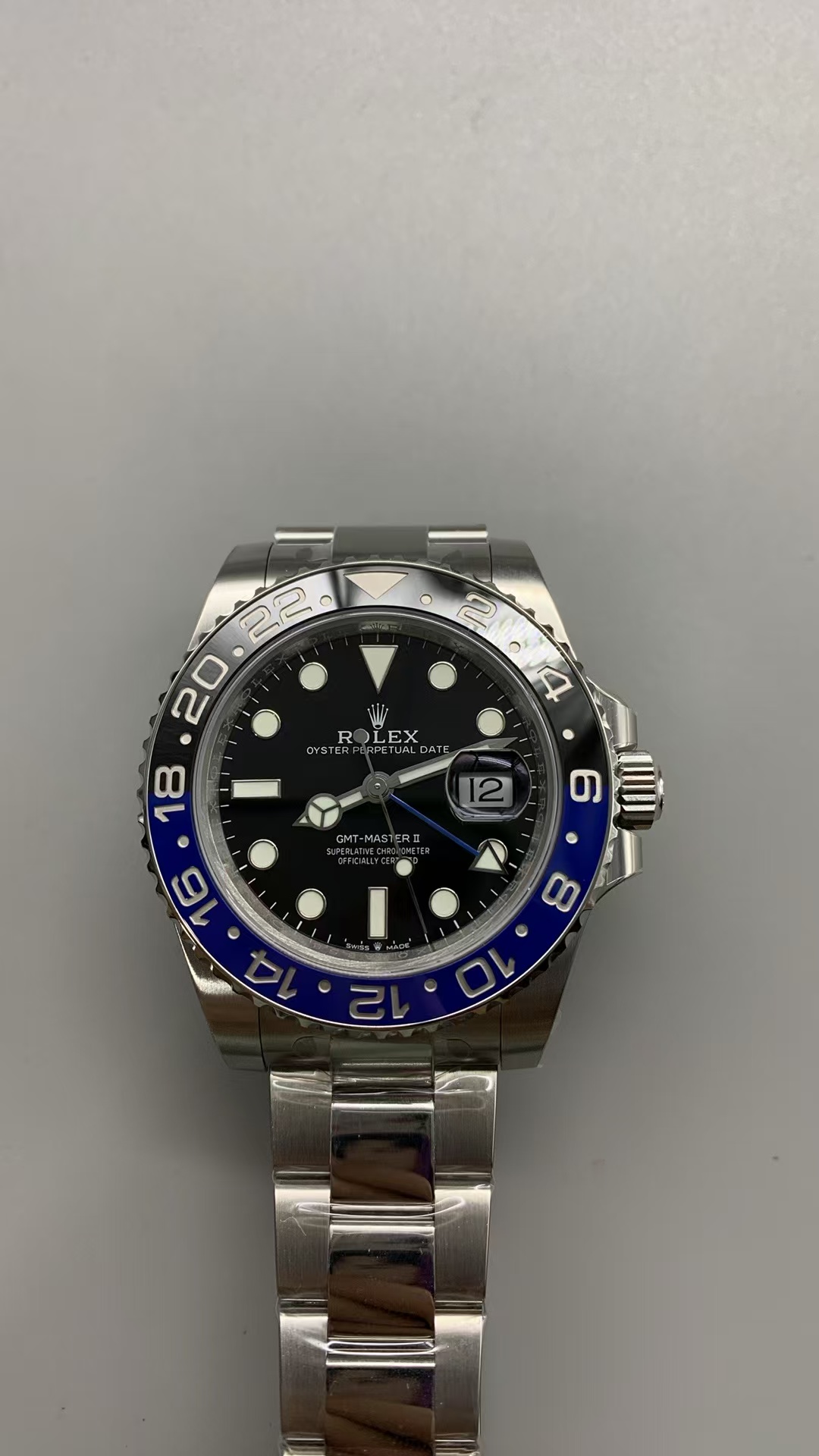 (image for) VSF Rolex GMT-Master II 126710 Batman Black/Bue Ceramic Bezel Super Clone 3285 Movement