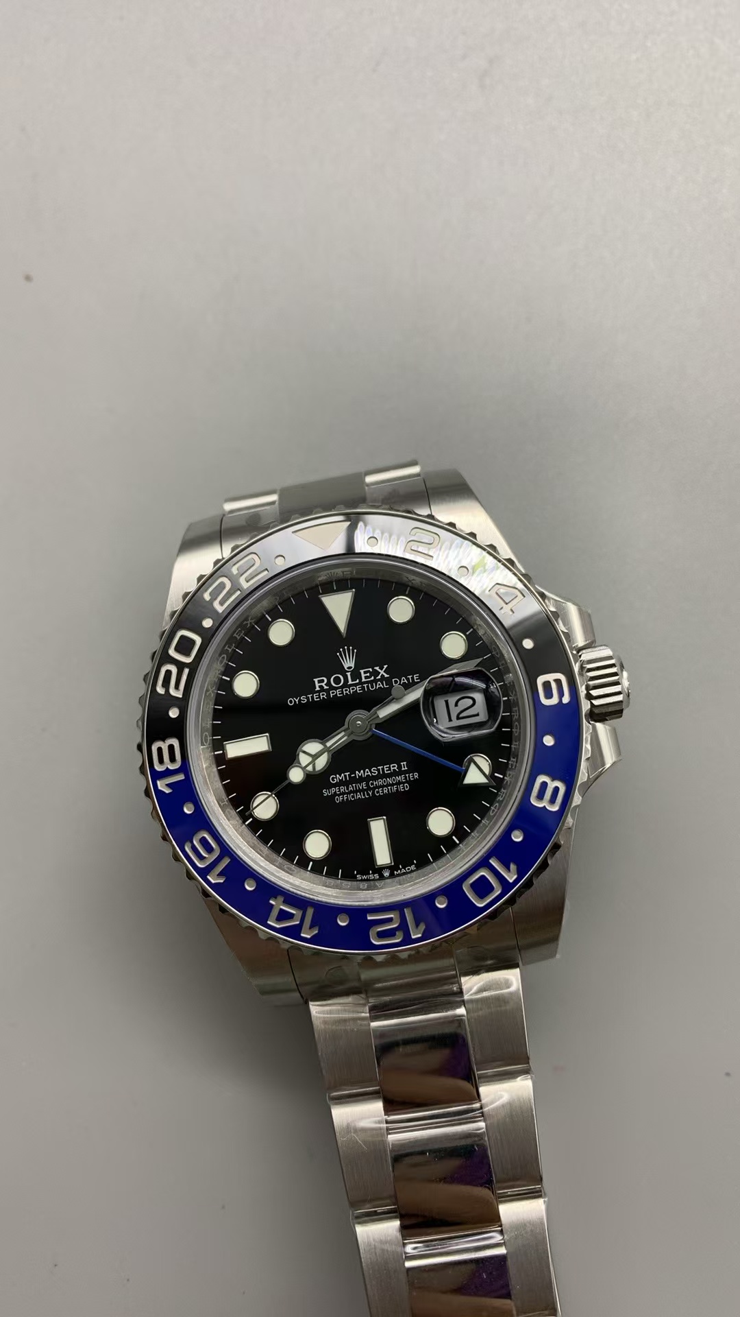 (image for) VSF Rolex GMT-Master II 126710 Batman Black/Bue Ceramic Bezel Super Clone 3285 Movement