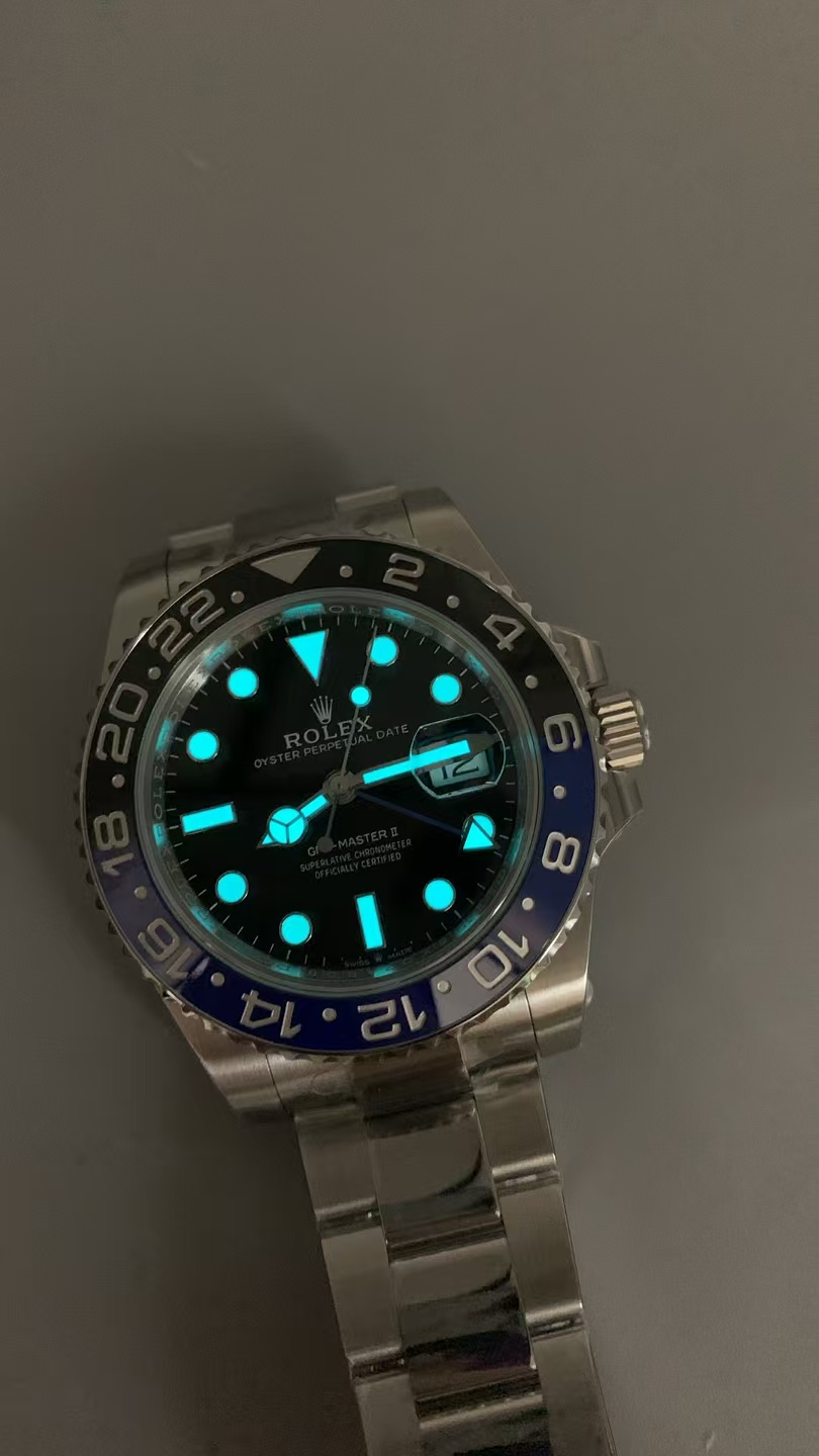 (image for) VSF Rolex GMT-Master II 126710 Batman Black/Bue Ceramic Bezel Super Clone 3285 Movement