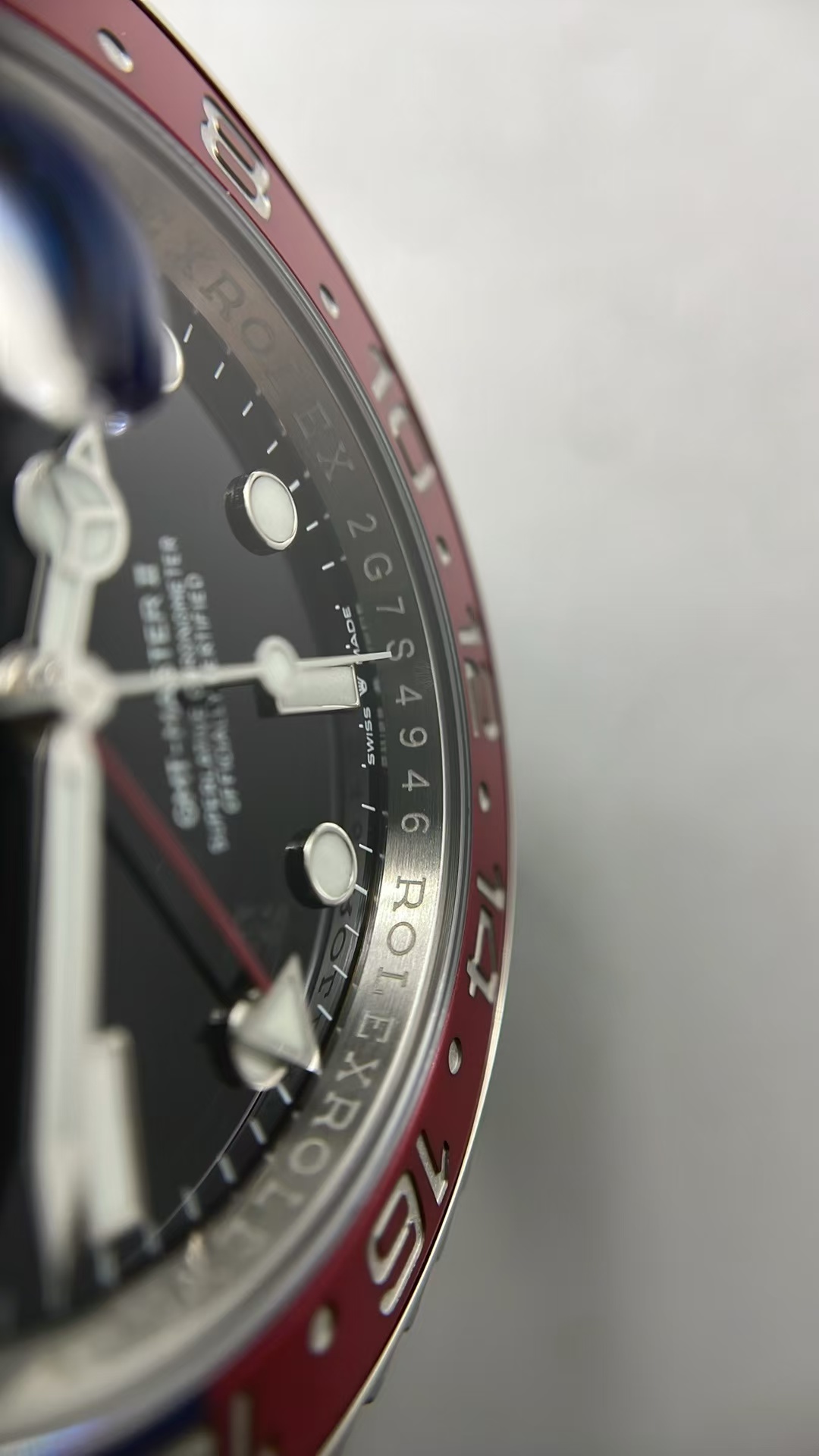 (image for) Rich Factory Rolex GMT-Master II 126710 Pepsi Blue/Red Ceramic Bezel Oyster Bracelet Free-Sprung JH3285 Movement