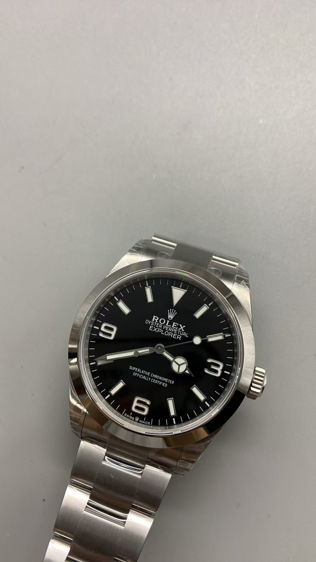(image for) VSF Rolex Explorer 224270 40mm 3-6-9 Black Dial Super Clone 3230 Movement